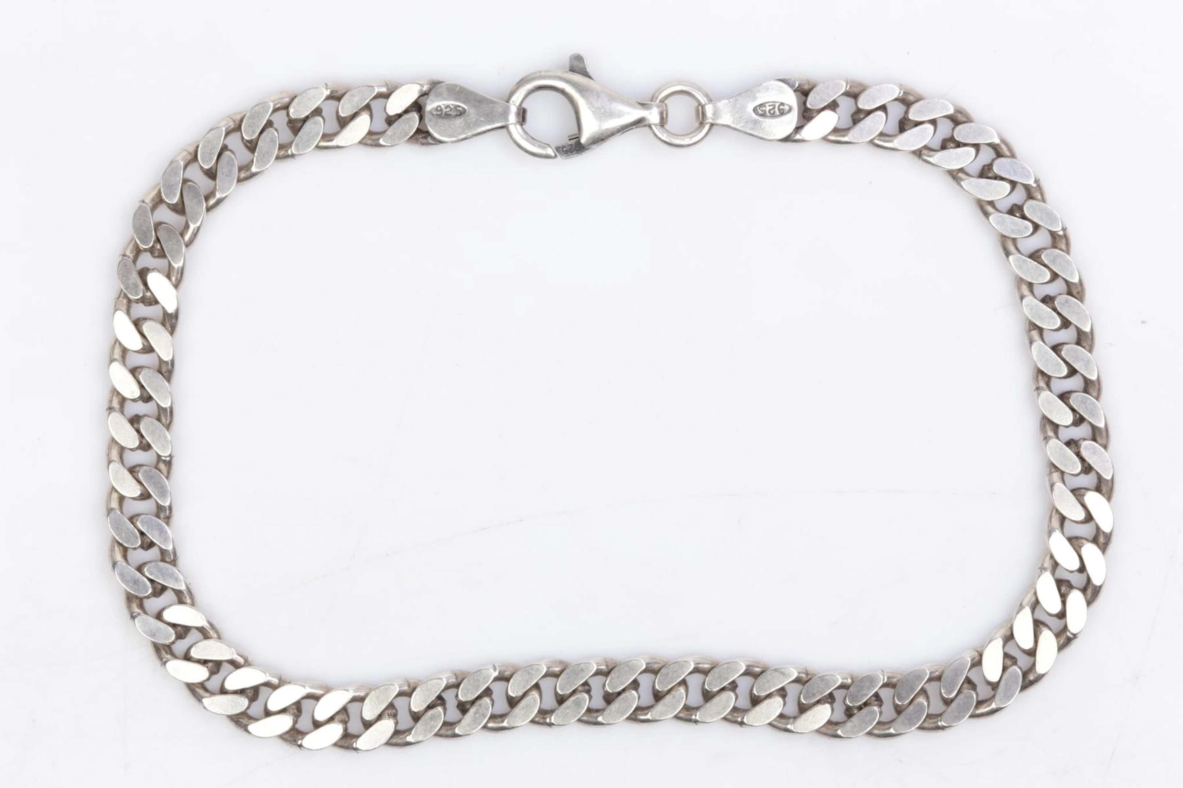 ARMBAND, manglad pansar, silver, ca 12,57 g, GHA