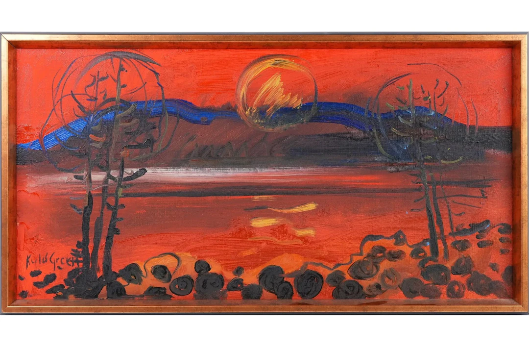 KULO GREEN (1913-1972), olja på duk