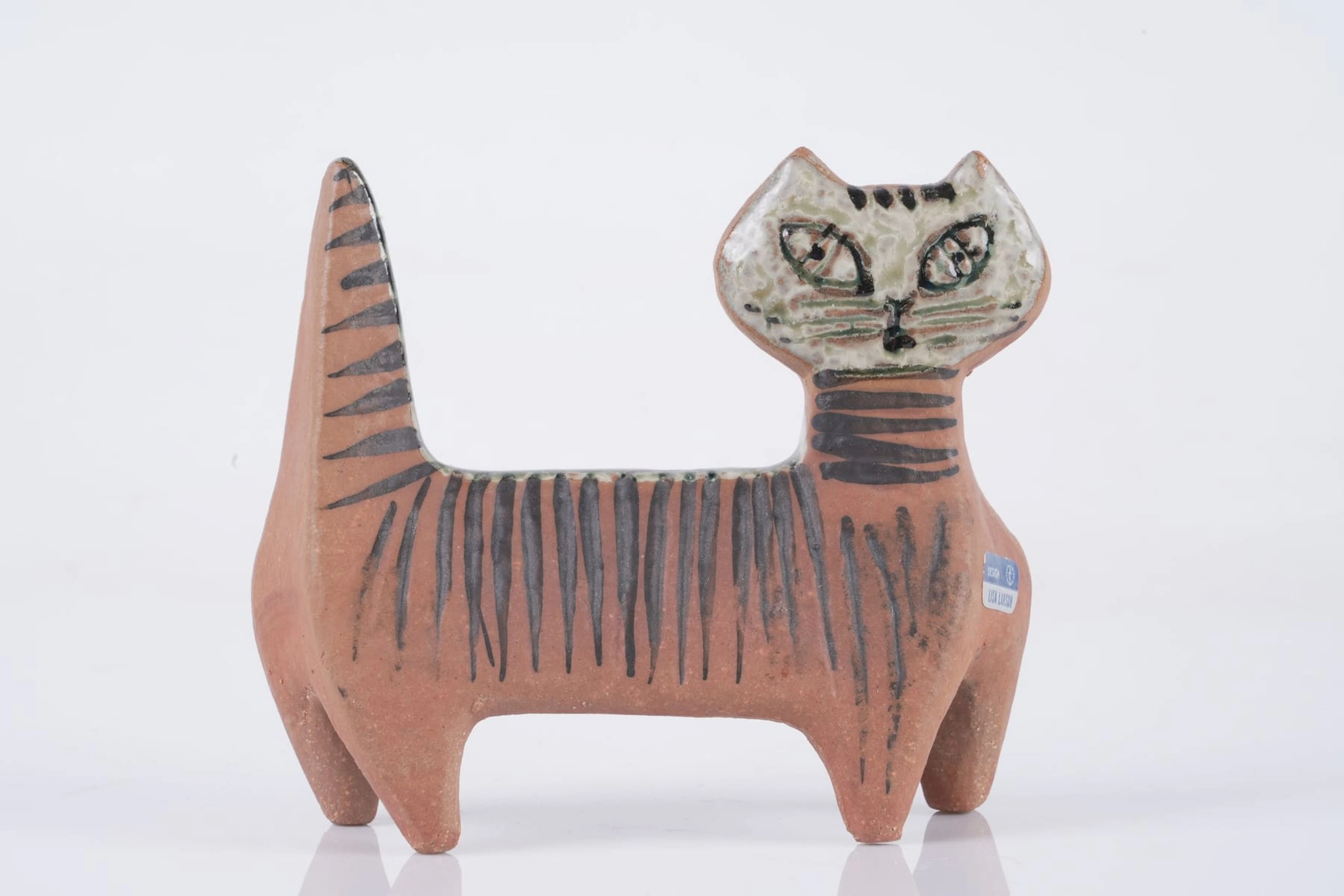 LISA LARSON (1931-2024), figurin, "Katt", ur serien Lilla Zoo, Gustavsberg