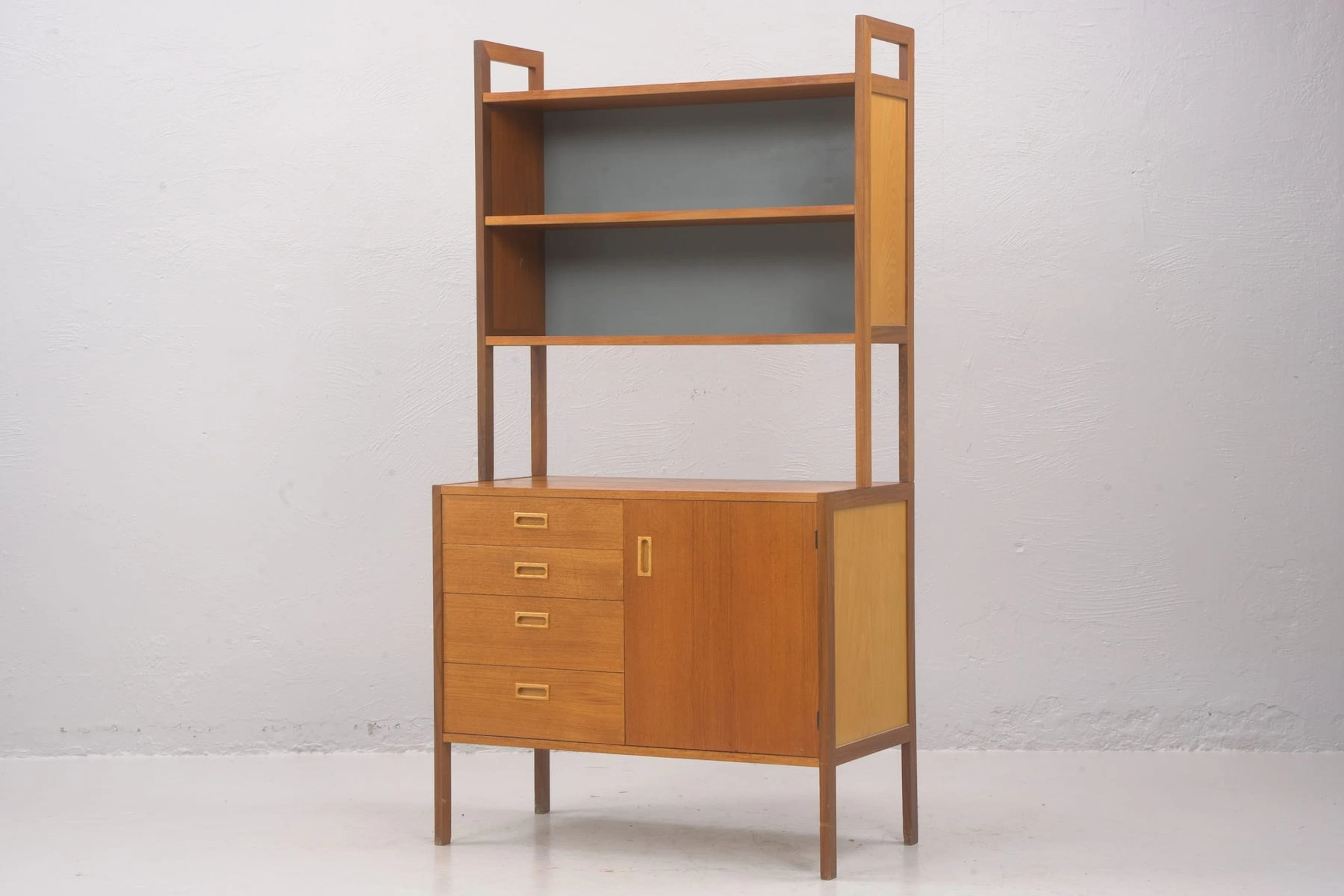 GILLIS LUNDGREN (1929-2016), bokhylla, teak, ask, "System", IKEA, 1960-tal