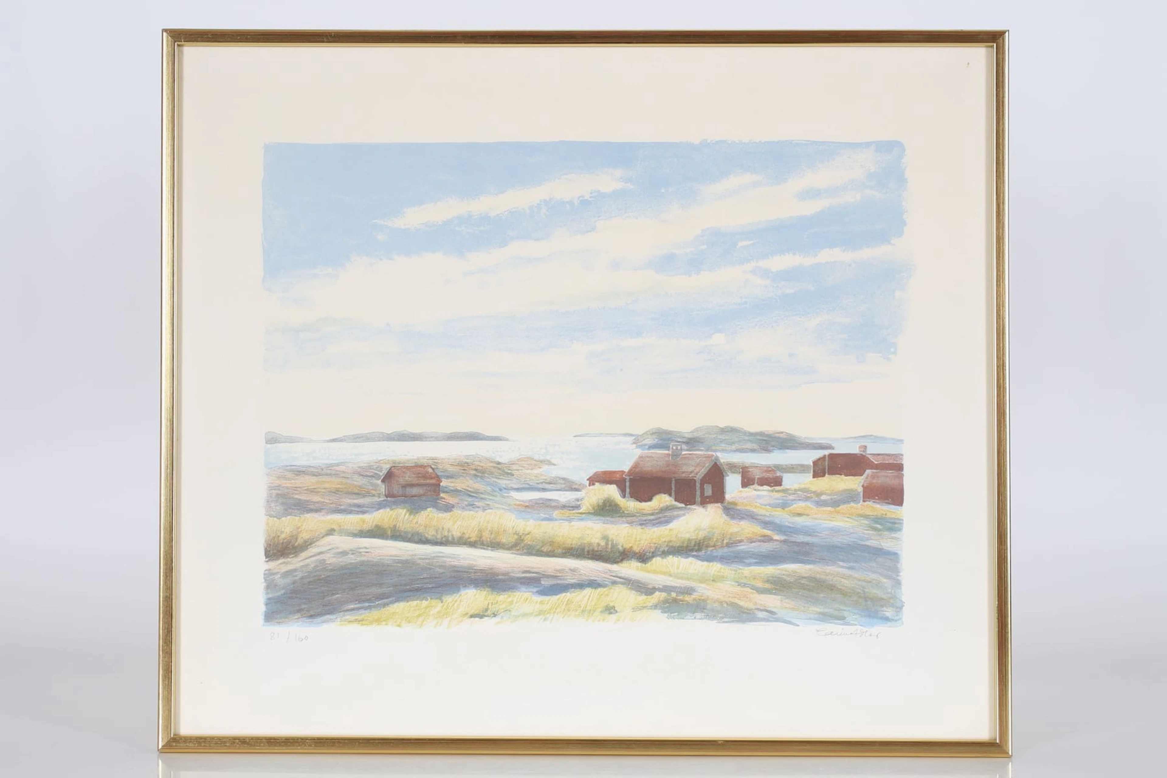 CARIN ADLER (1929-2019), färglitografi