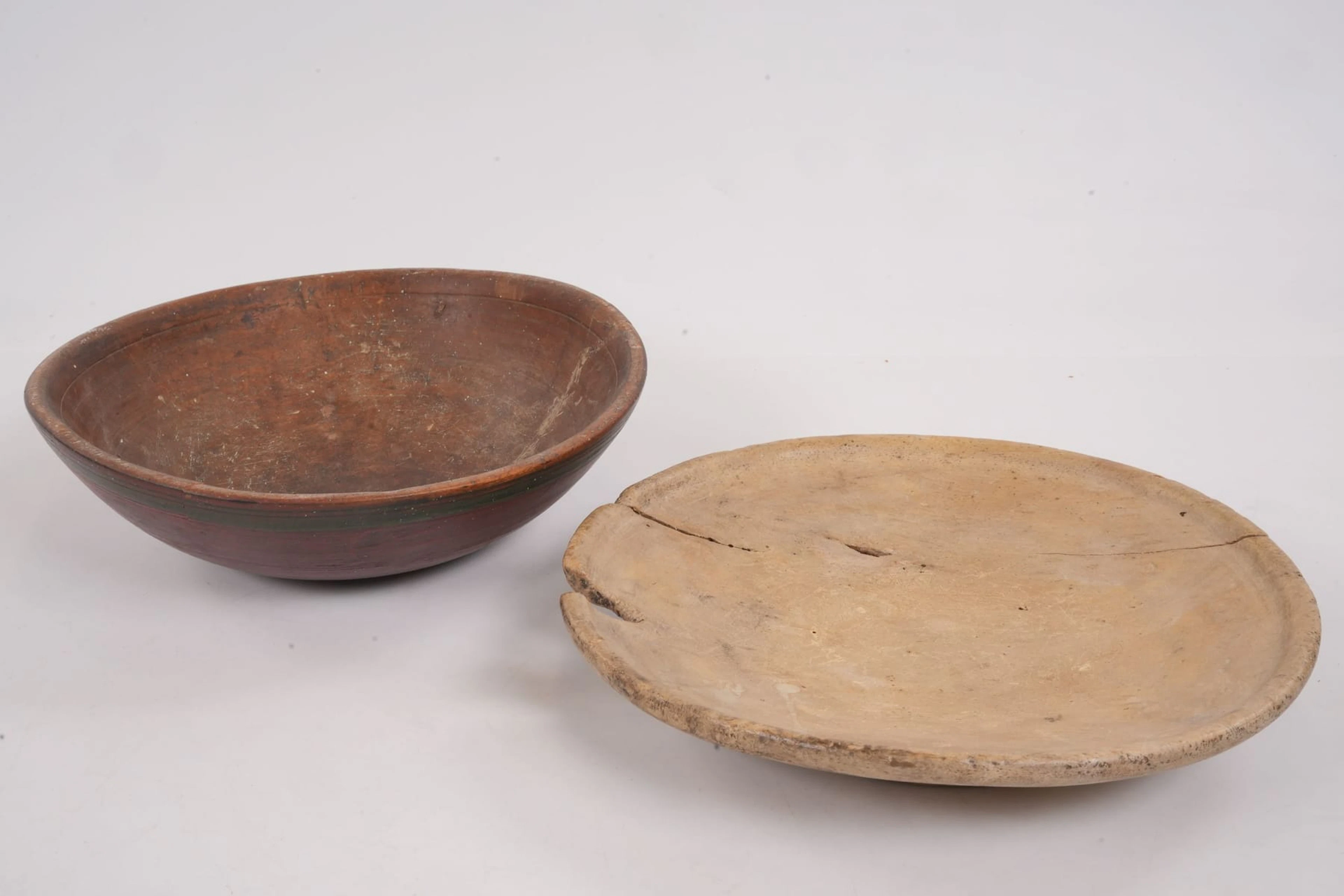 SOVELFAT samt TRÄSKÅL, allmoge, 1800-tal