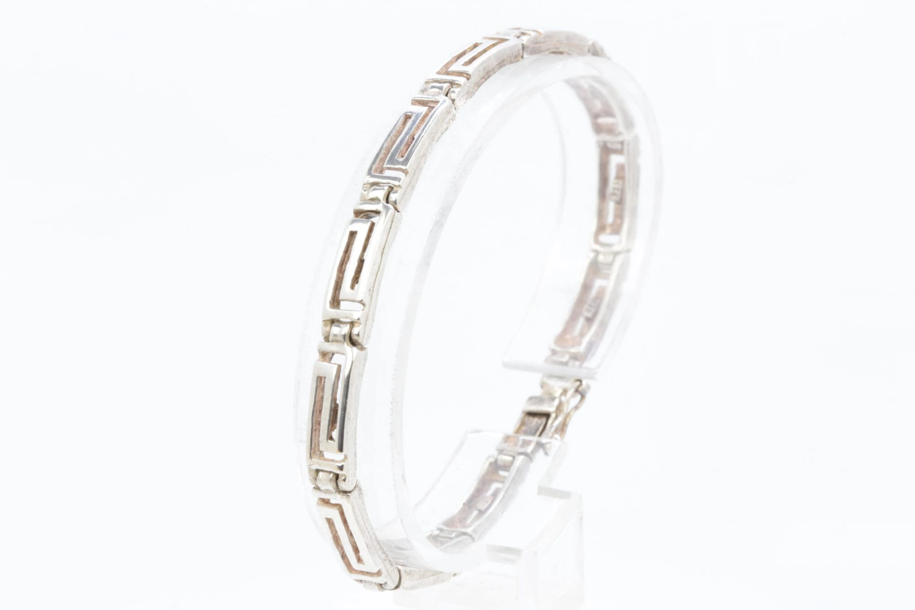 ARMBAND, silver, genombruten dekor, ca 11,77 g
