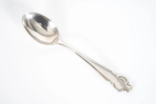 LINUS HOLST, kaffeskedar, 5 st, silver, "Disa", K G Markströms guldsmeds