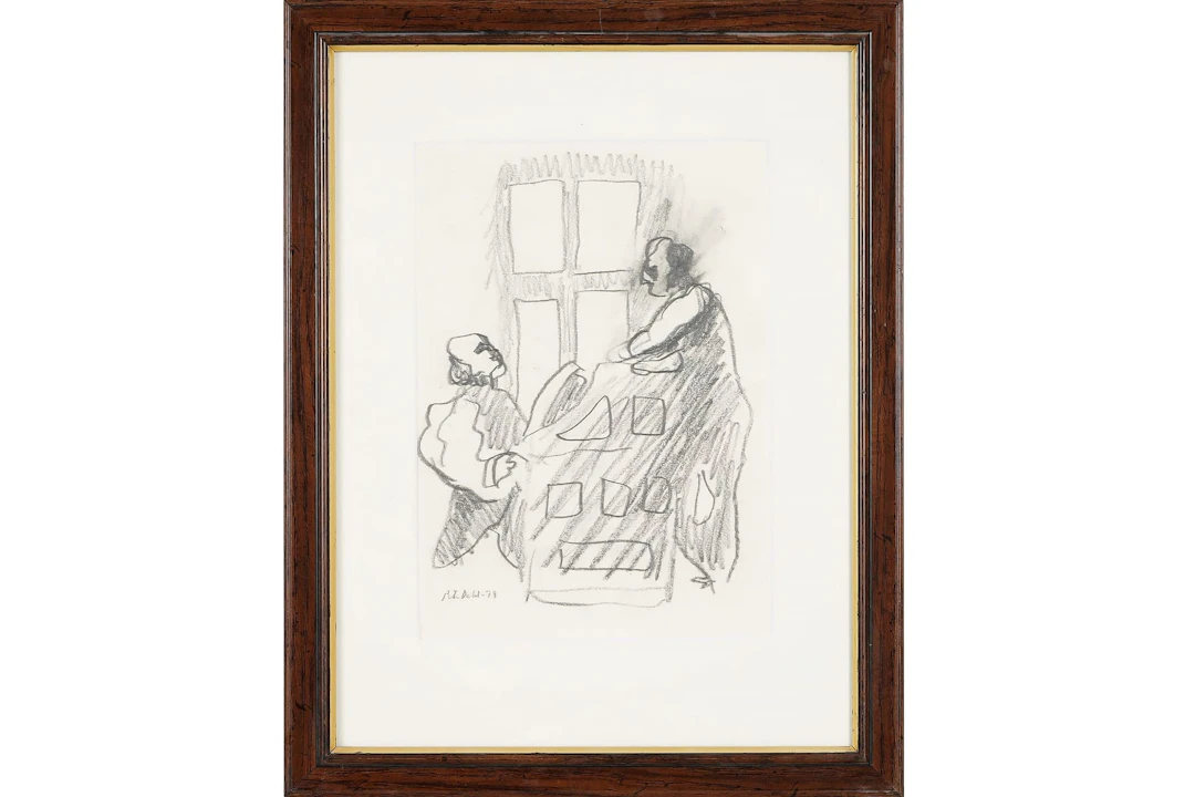 PETER DAHL (1934-2019), kolteckning