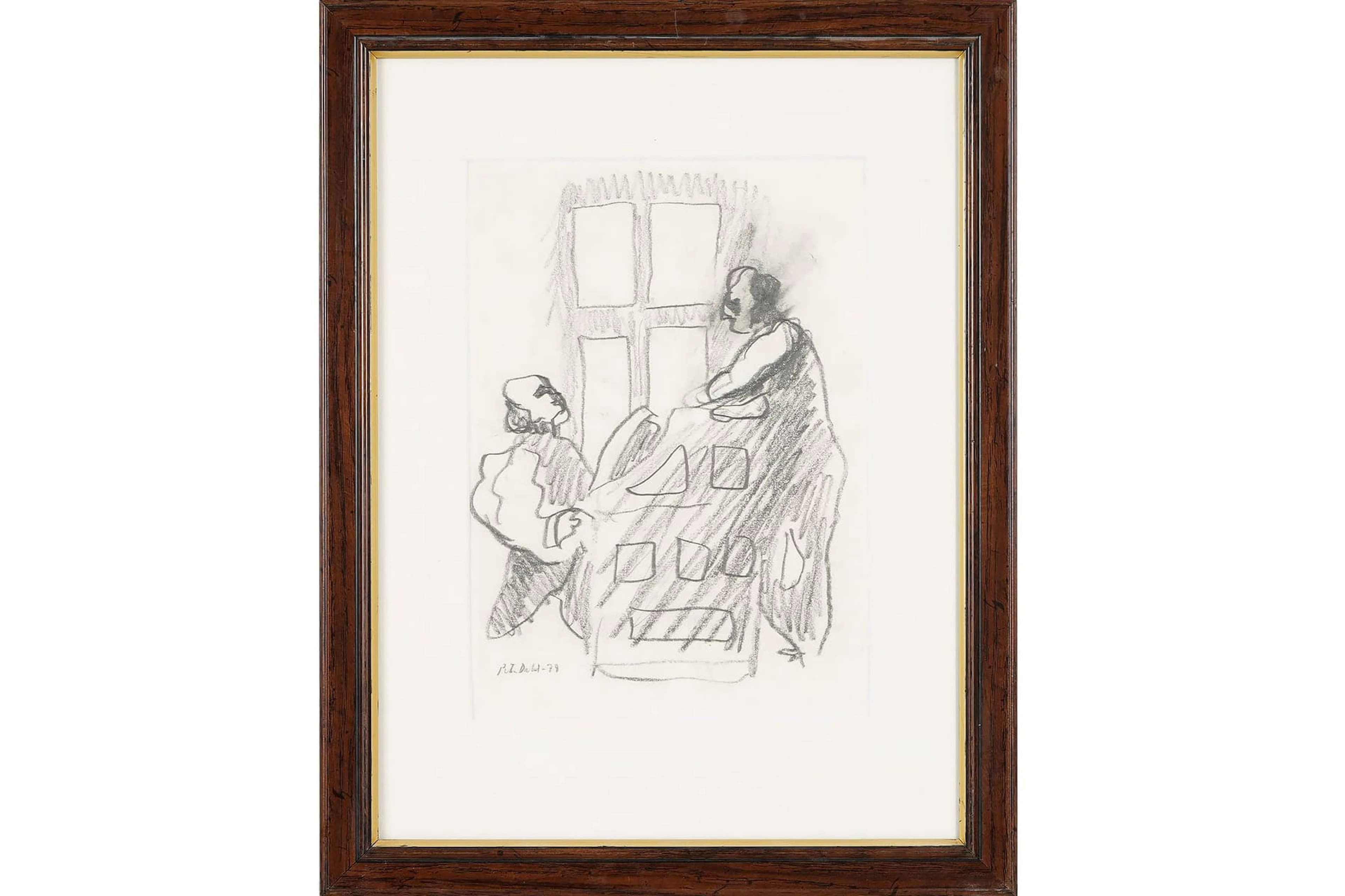 PETER DAHL (1934-2019), kolteckning