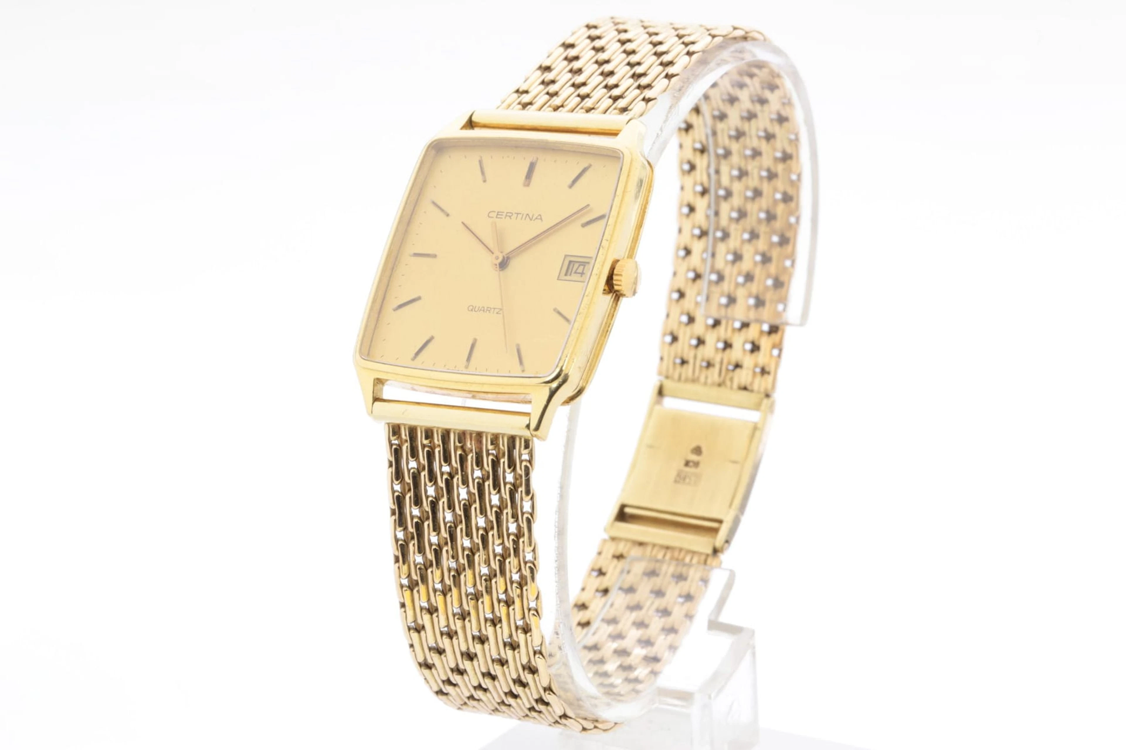 ARMBANDSUR, Certina, guld, 18 k / 14 k