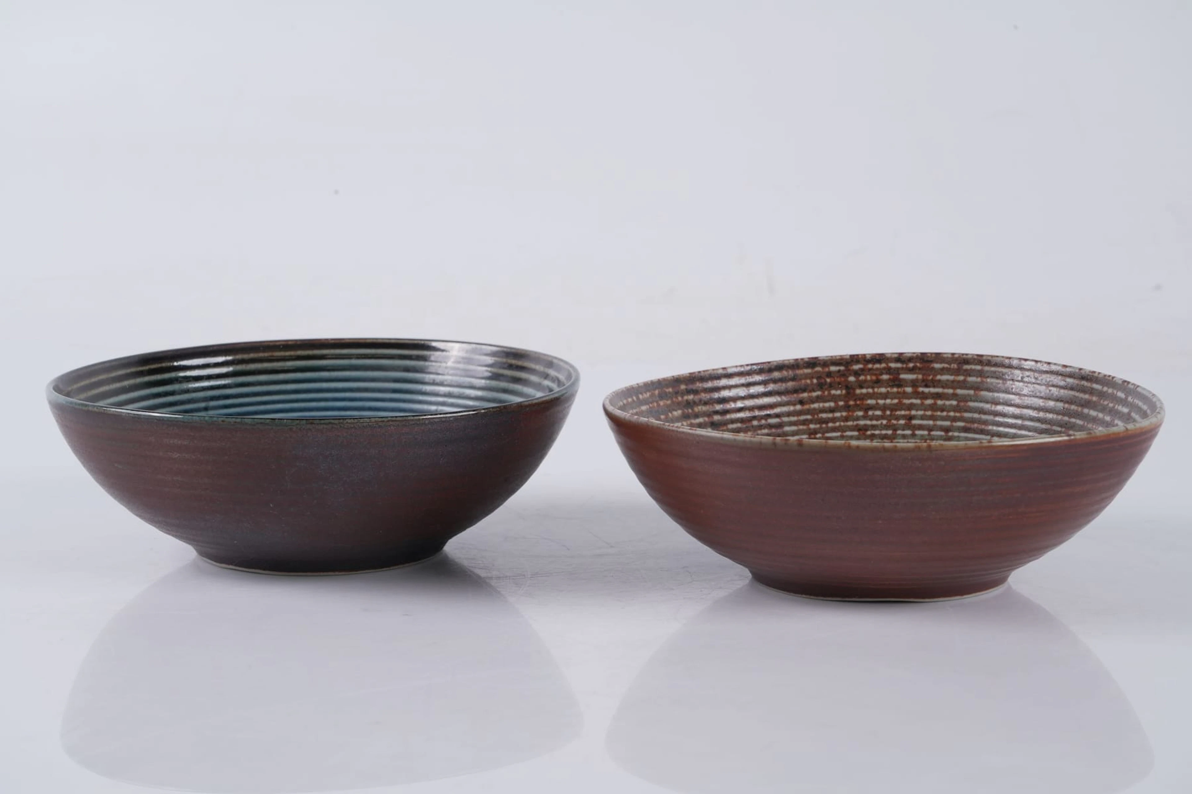 ANJA JAATINEN-WINQVIST (1934-2015), skålar, 2 st, stengods, Arabia