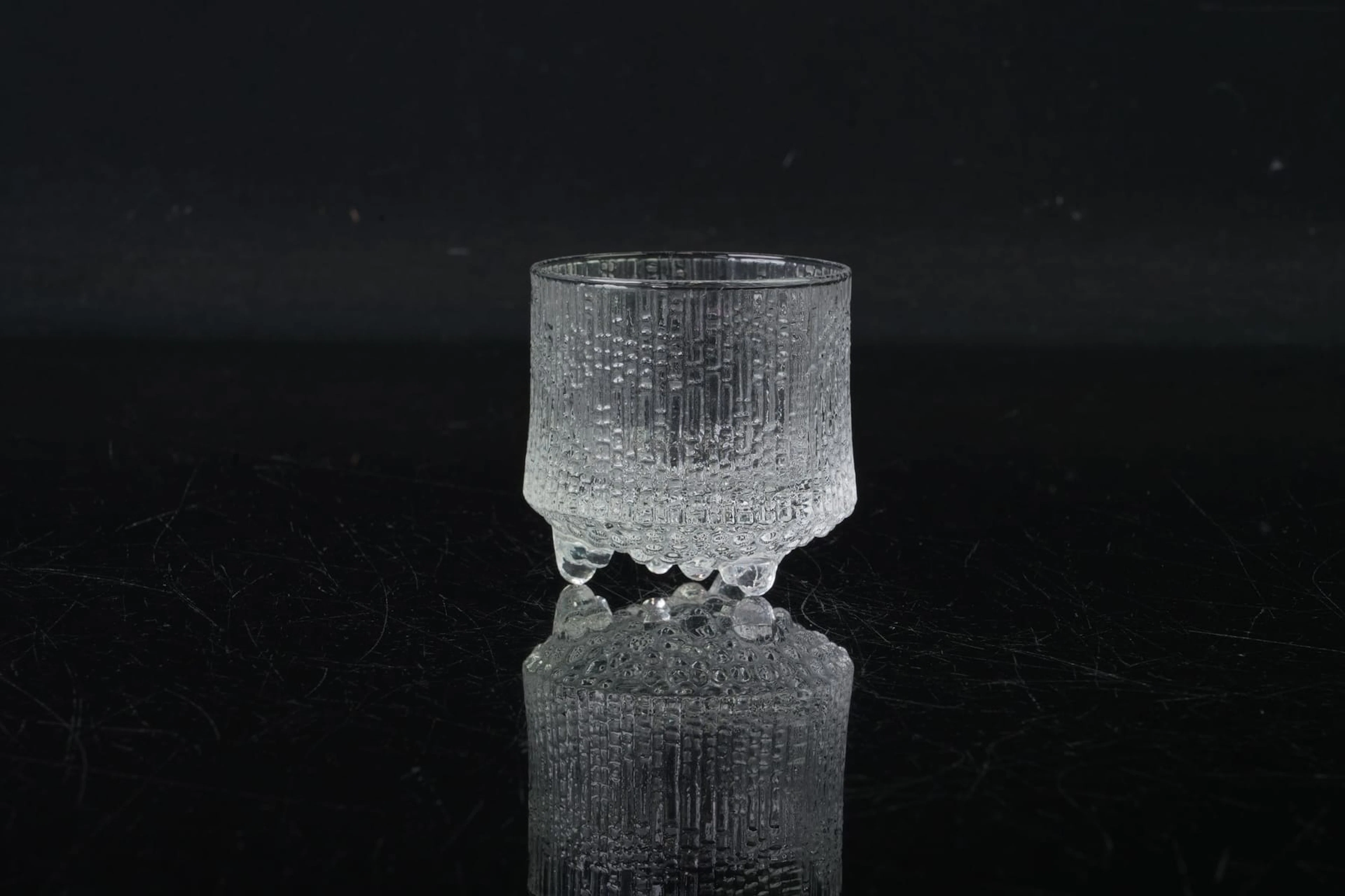 TAPIO WIRKKALA (1915-1985), whiskeyglas, 8 st, "Ultima Thule", Iittala
