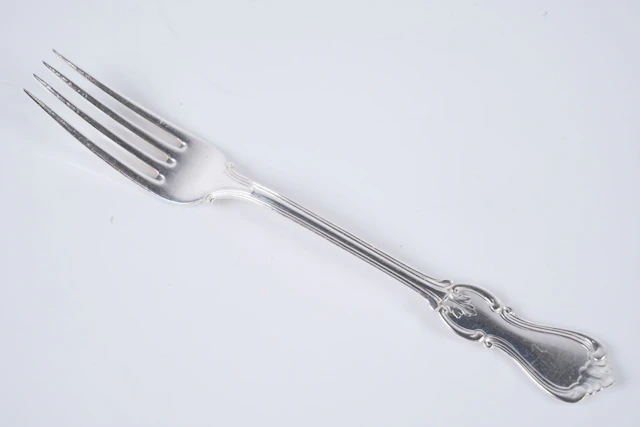 SMÖRGÅSGAFFLAR, 12 st, silver, "Olga", GAB, 1952-1963, ca 259,66 g