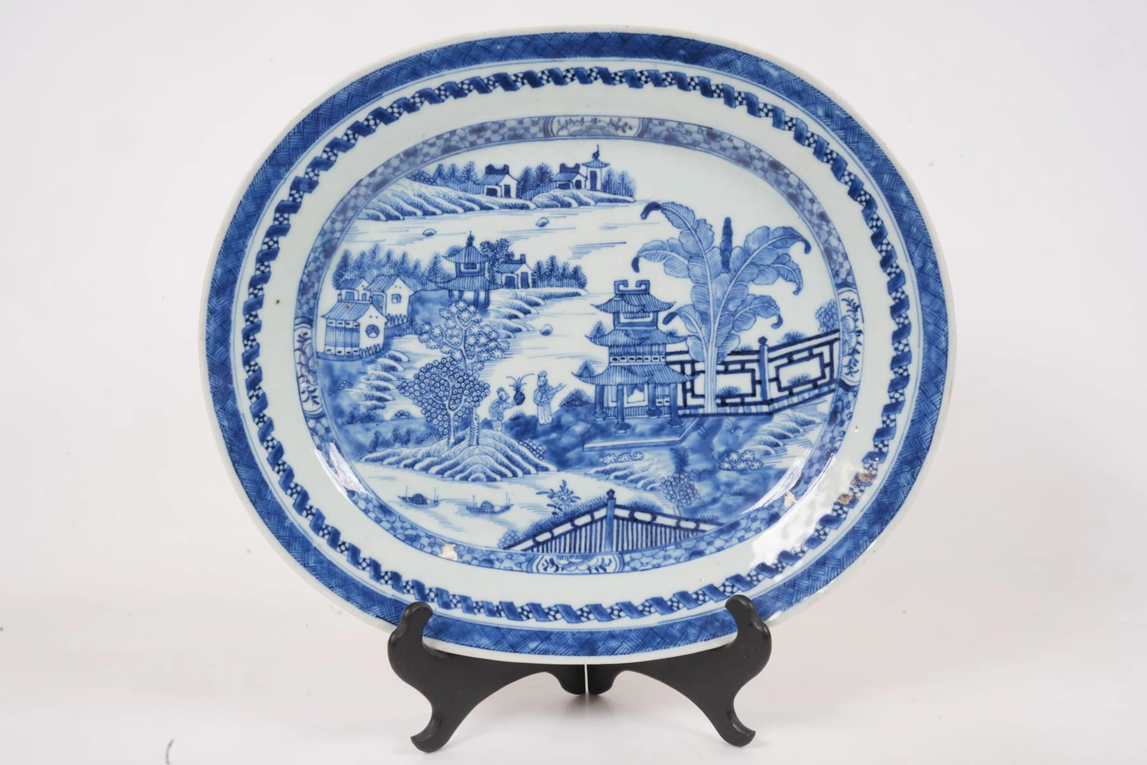 STEKFAT, porslin, Kina, 1700/1800-tal