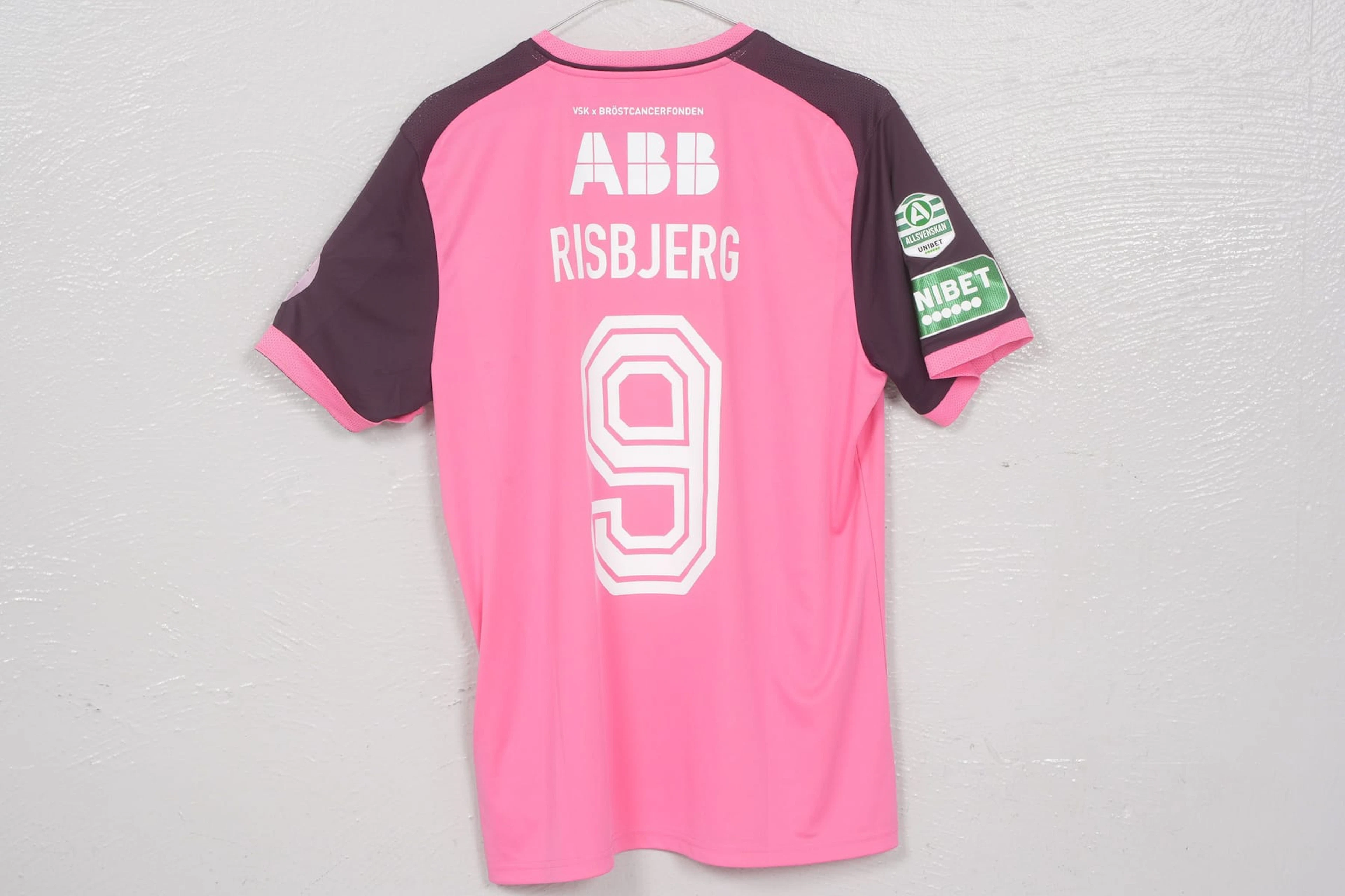 CASPER RISBJERG, matchtröja, (L), "Rosa matchen", VSK Fotboll, 2026