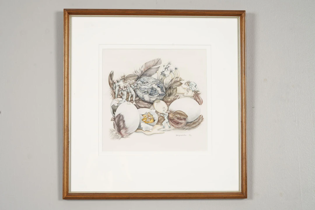 KERSTIN BIRGERSDOTTER HAUGLID (1947), blandteknik