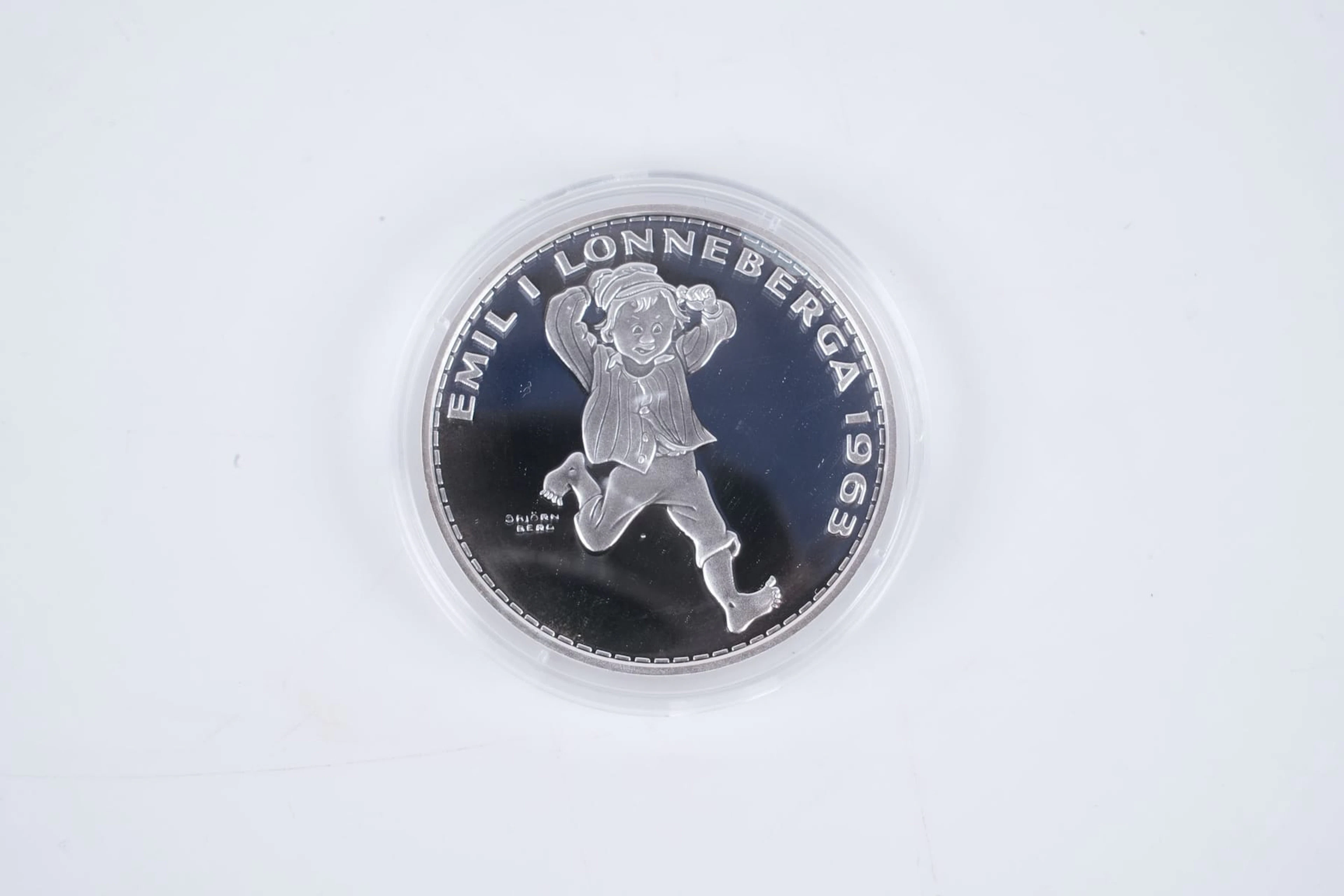 SAMLARMYNT / MINNESMYNT, 1 st, silver, "Astrid Lindgren 1907-2002