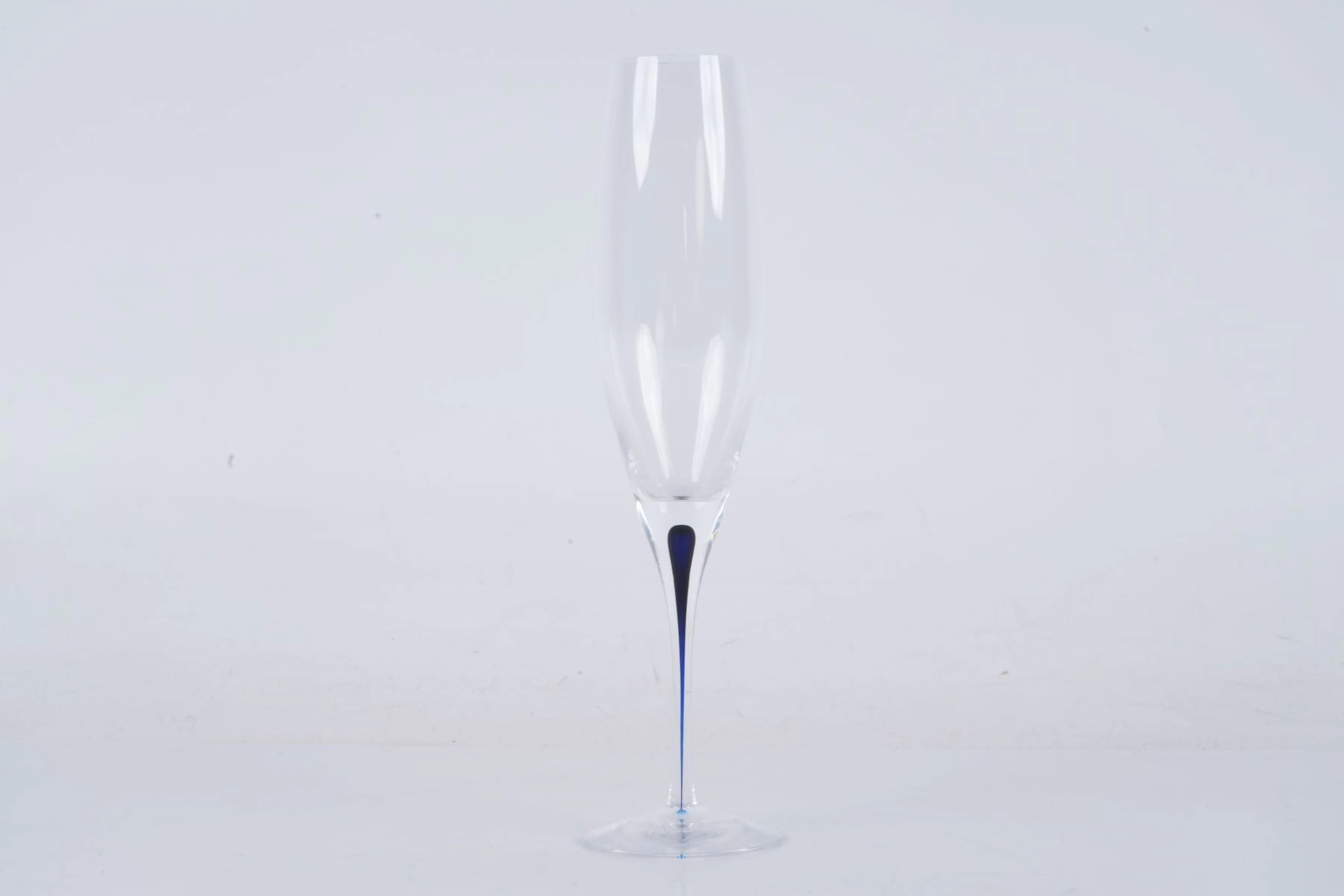 ERIKA LAGERBIELKE (1960), champagneglas, 6 st, "Intermezzo", Orrefors