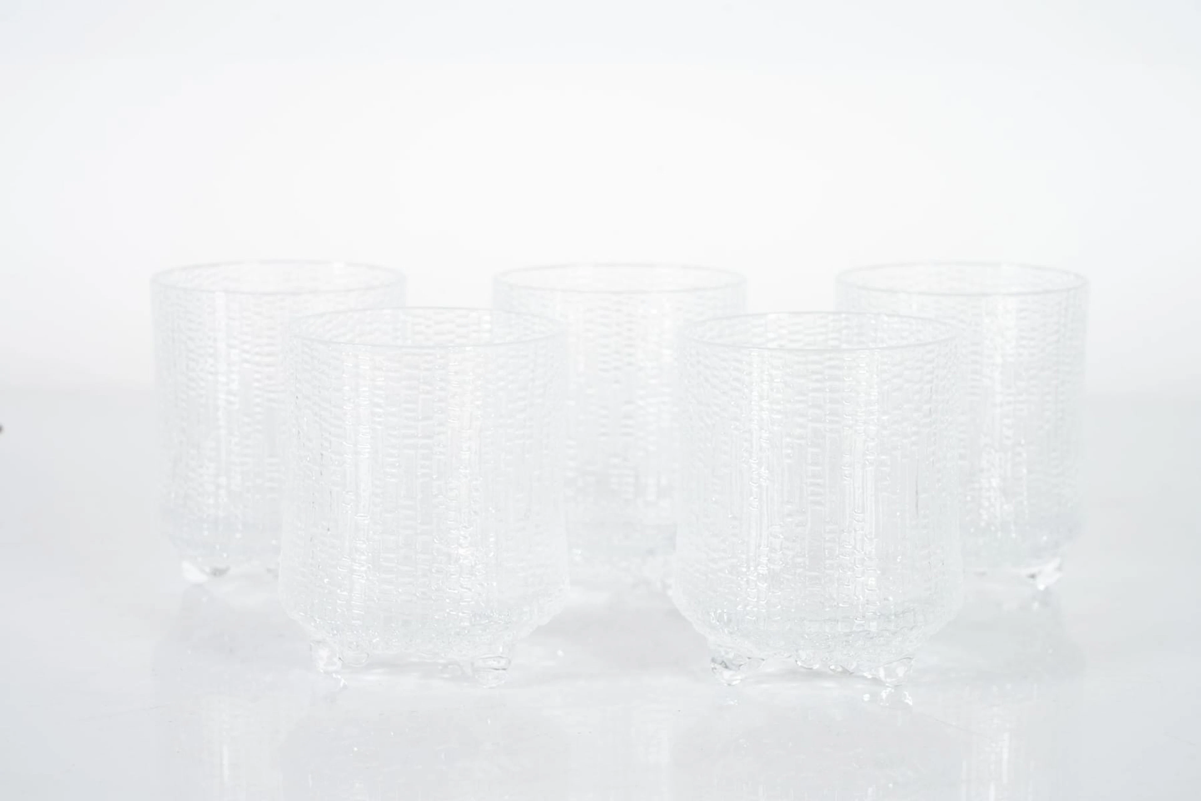 TAPIO WIRKKALA (1915-1985), whiskeyglas, 5 st, "Ultima Thule", Iittala, Finland
