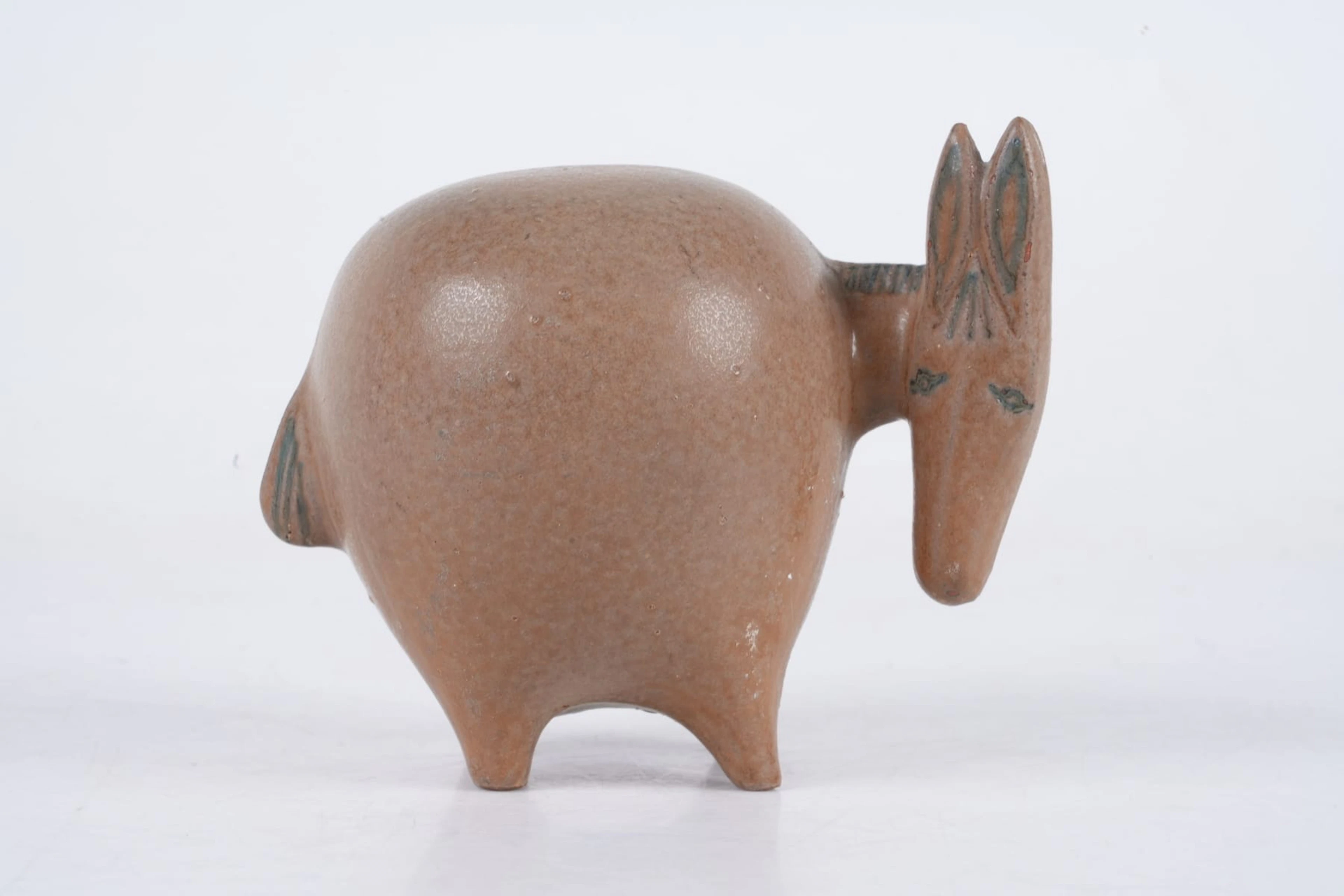 LISA LARSON (1931-2024), figurin, "Åsna", ur serien Stora Zoo, Gustavsberg