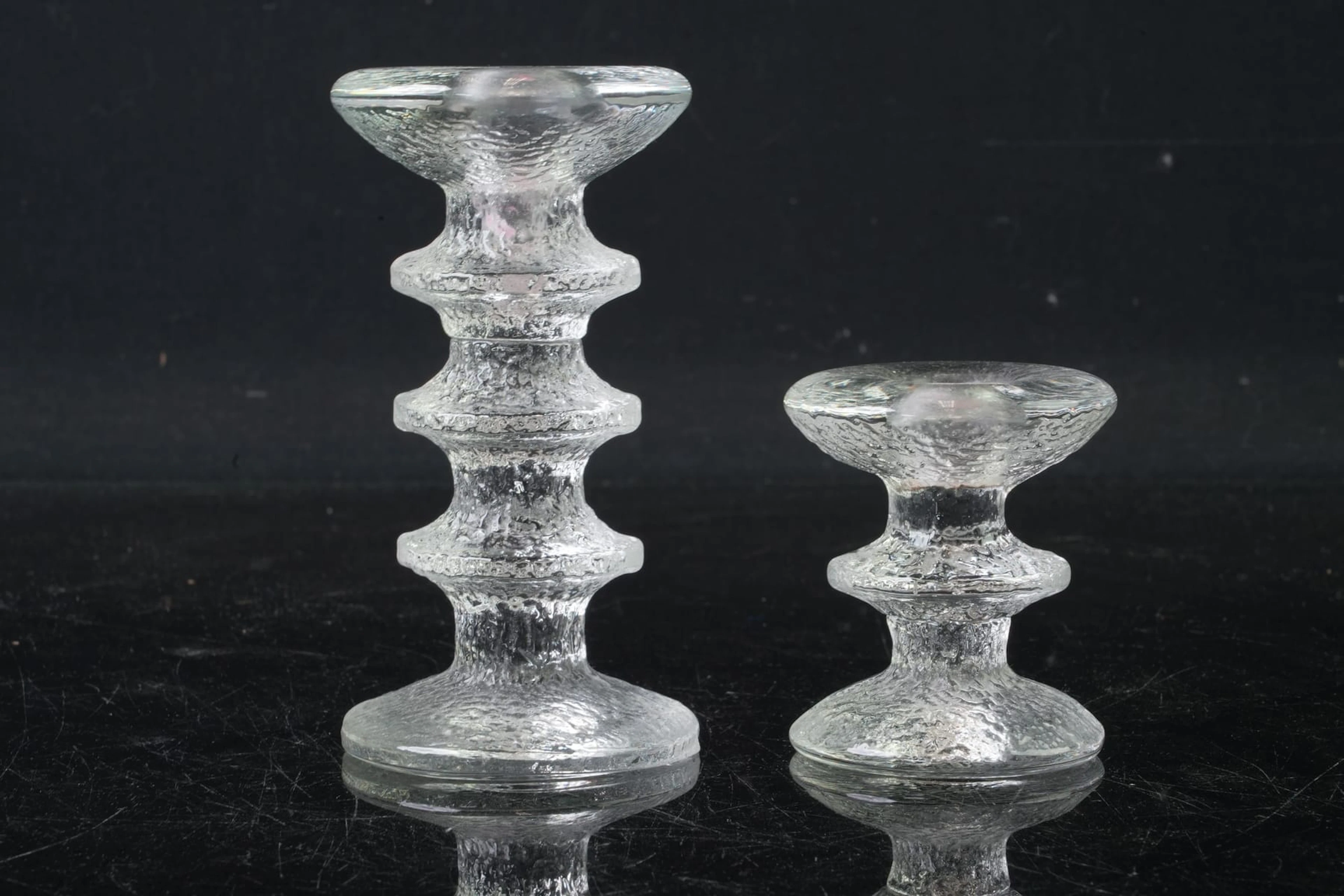 TIMO SARPANEVA (1926-2006), ljusstakar, 2 st, "Festivo", Iittala