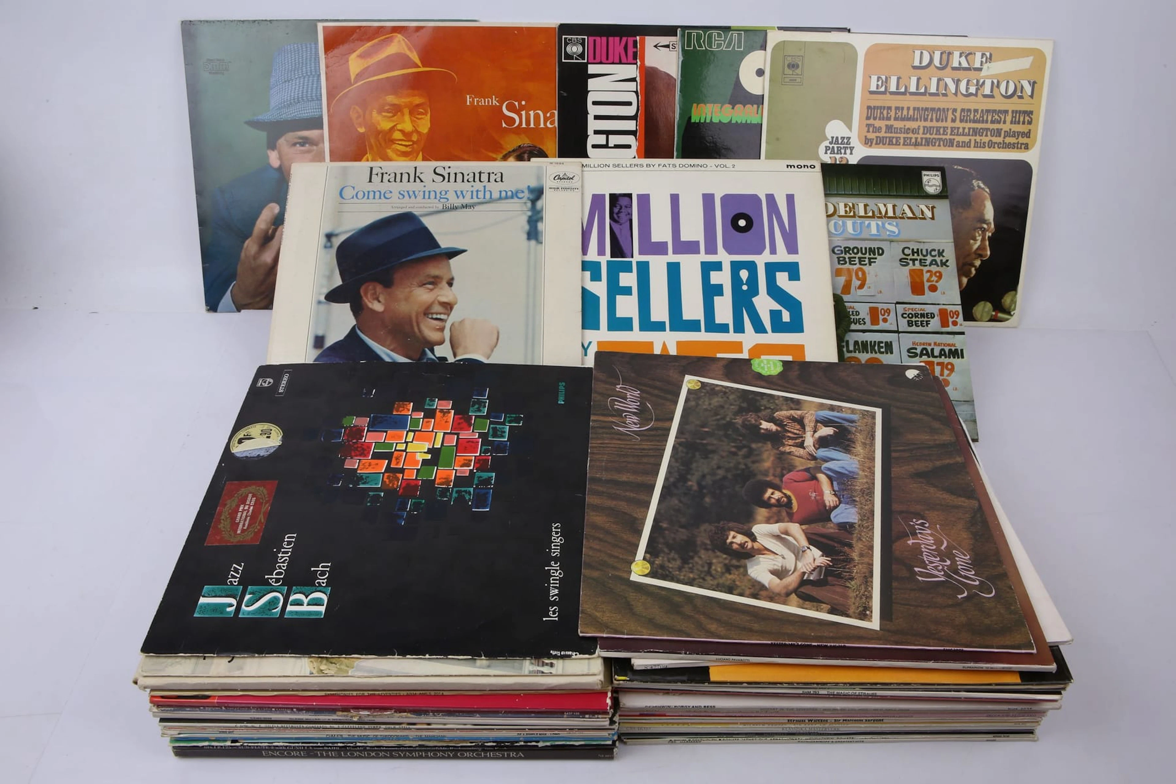 PARTI LP-SKIVOR, bl.a. Frank Sinatra, Duke Ellington