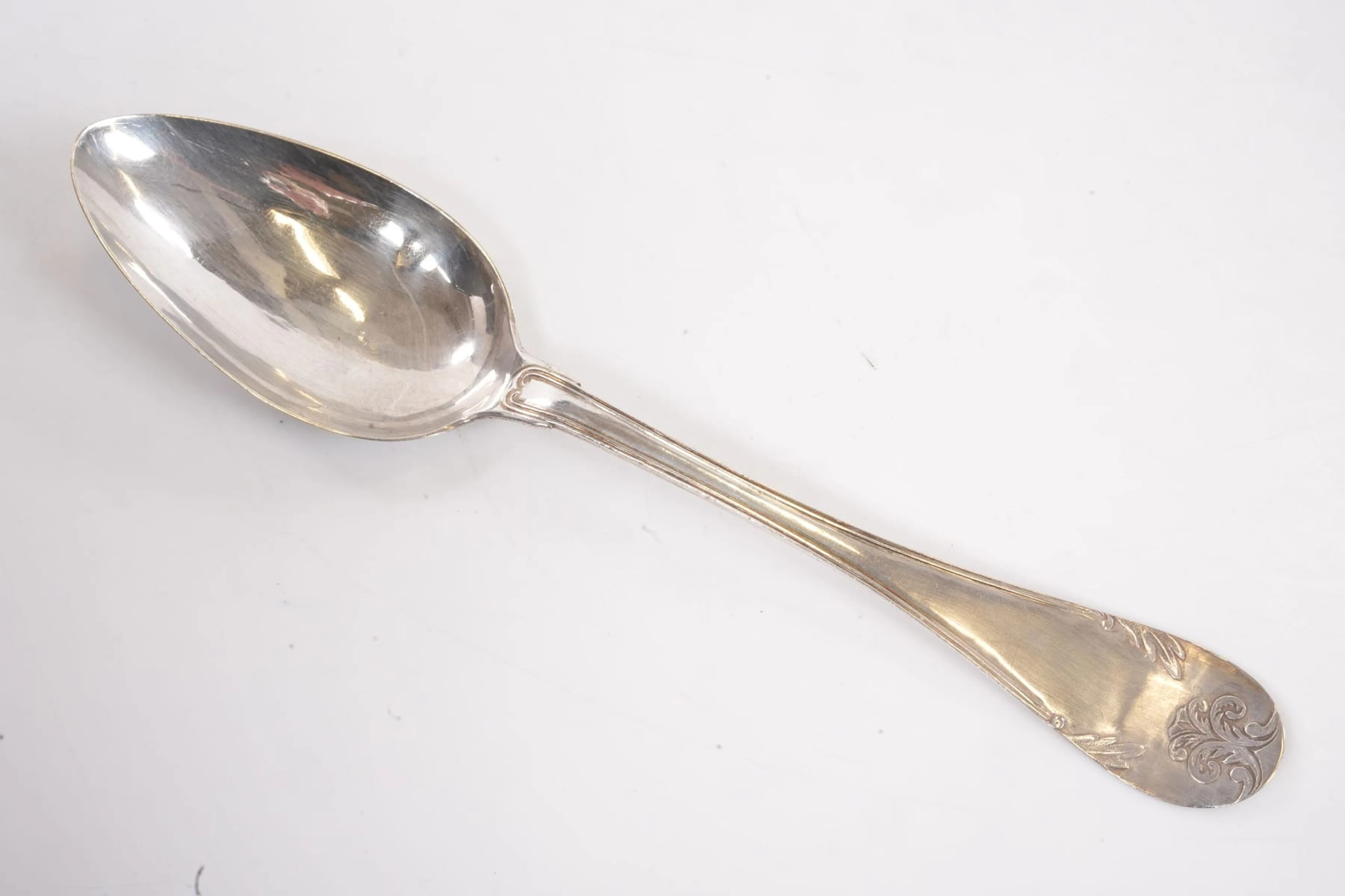 ERIC GUSTAF ÖSTRÖM, matsked, silver, "Gammelfransk", Gävle, 1840, ca 40,21 g