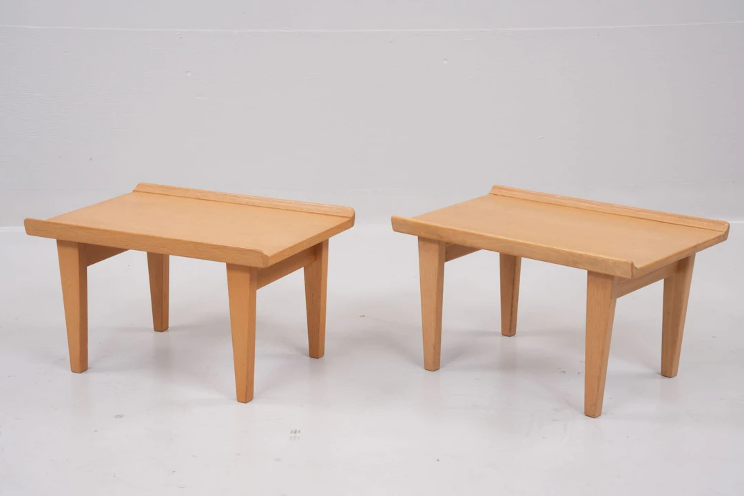 ERIK WÖRTZ (1916-1997), sidobord, 2 st, ek, "Novett", IKEA, 1900-talets mitt