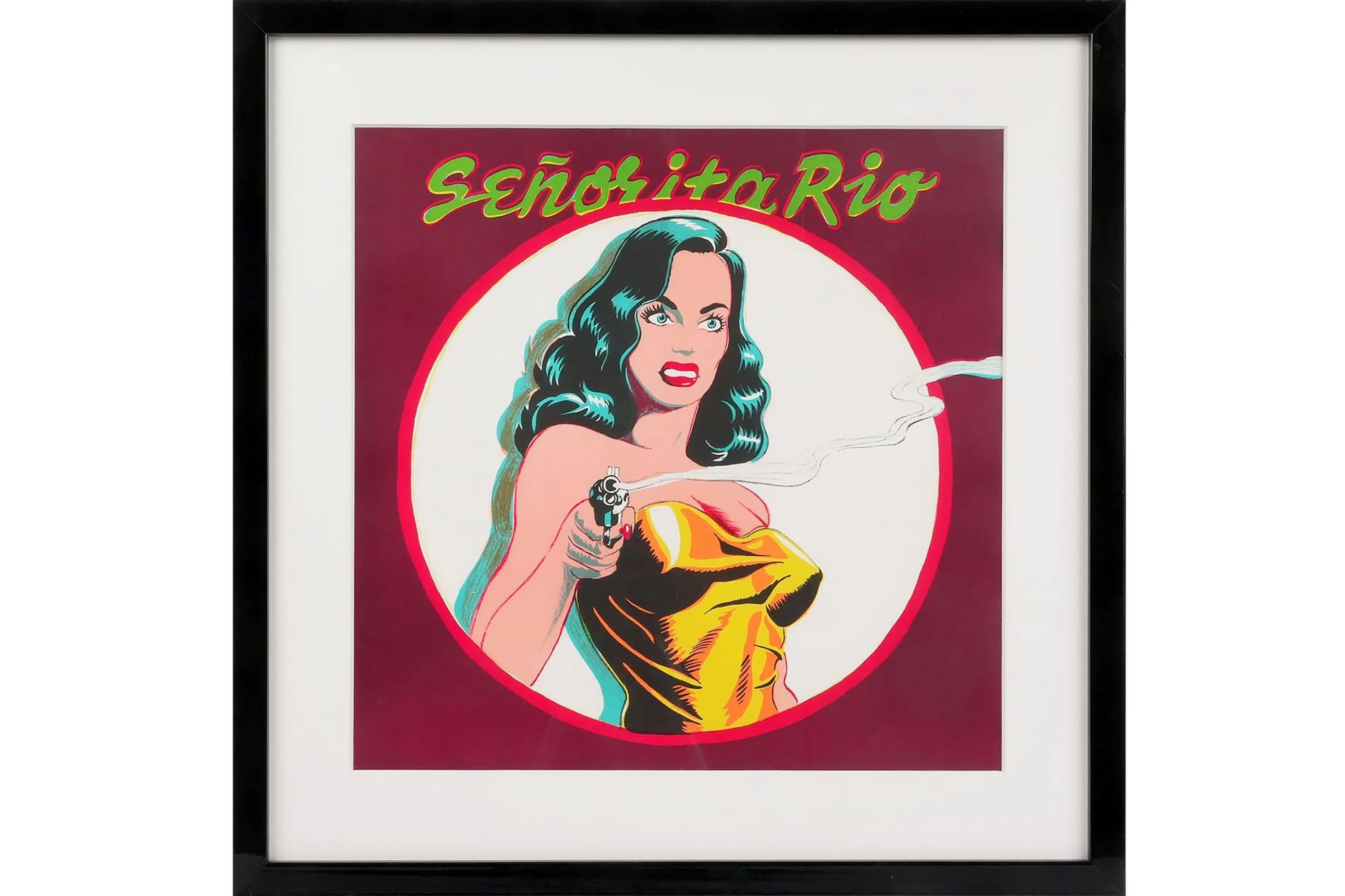 MEL RAMOS (USA, 1935-2018), efter, färglitografi, "Señorita Rio"