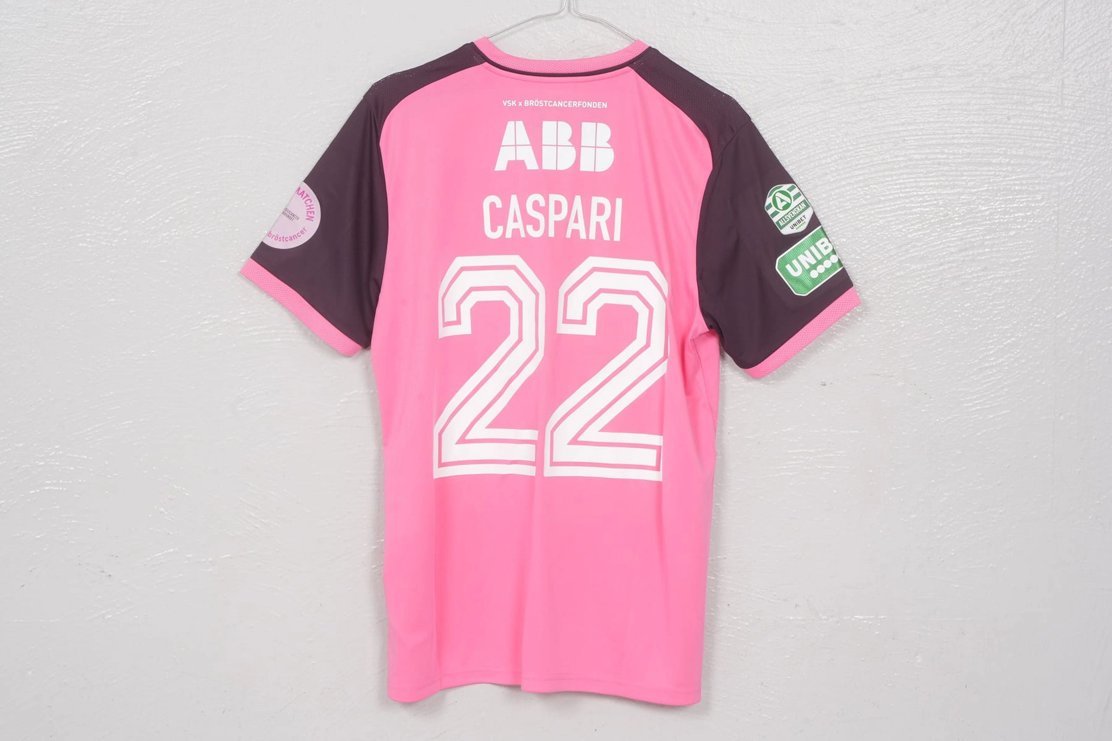 LEONARDO CASPARI BARK, matchtröja, (L), "Rosa matchen", VSK Fotboll, 2026