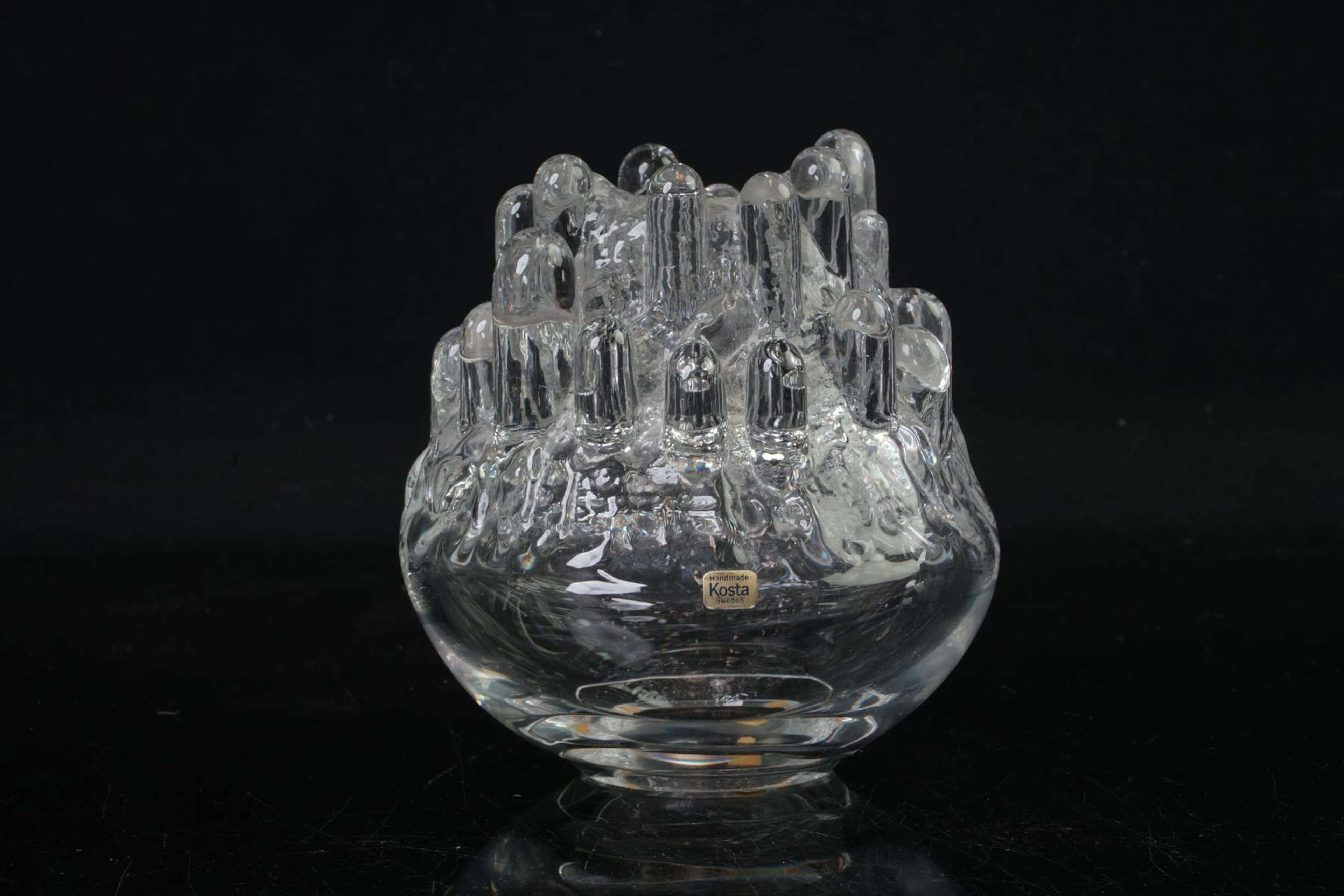 GÖRAN WÄRFF (1933-2022), ljuslykta, "Polar", Kosta Boda