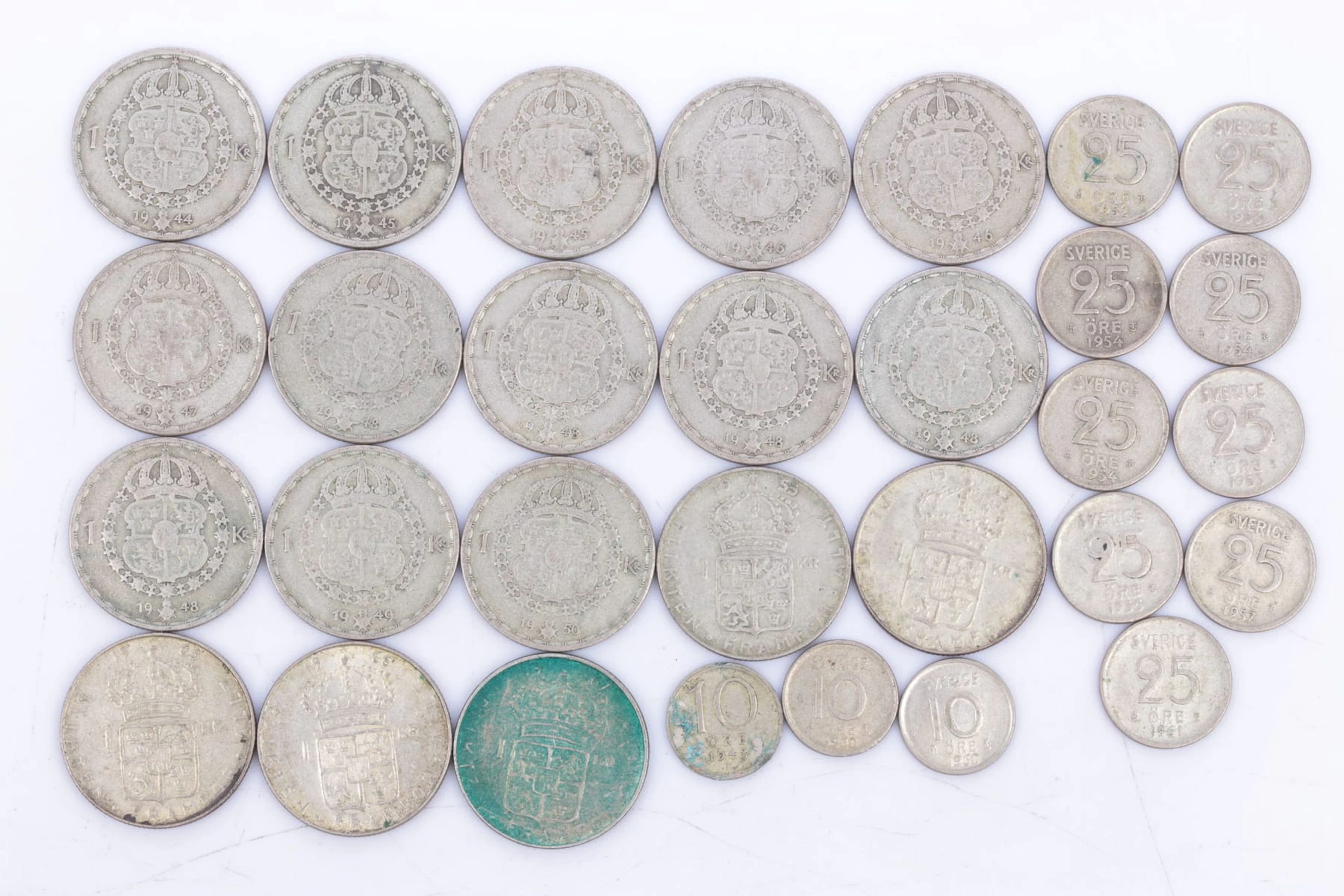 MYNT, 30 st, silver, 400/1000, 1944-1967