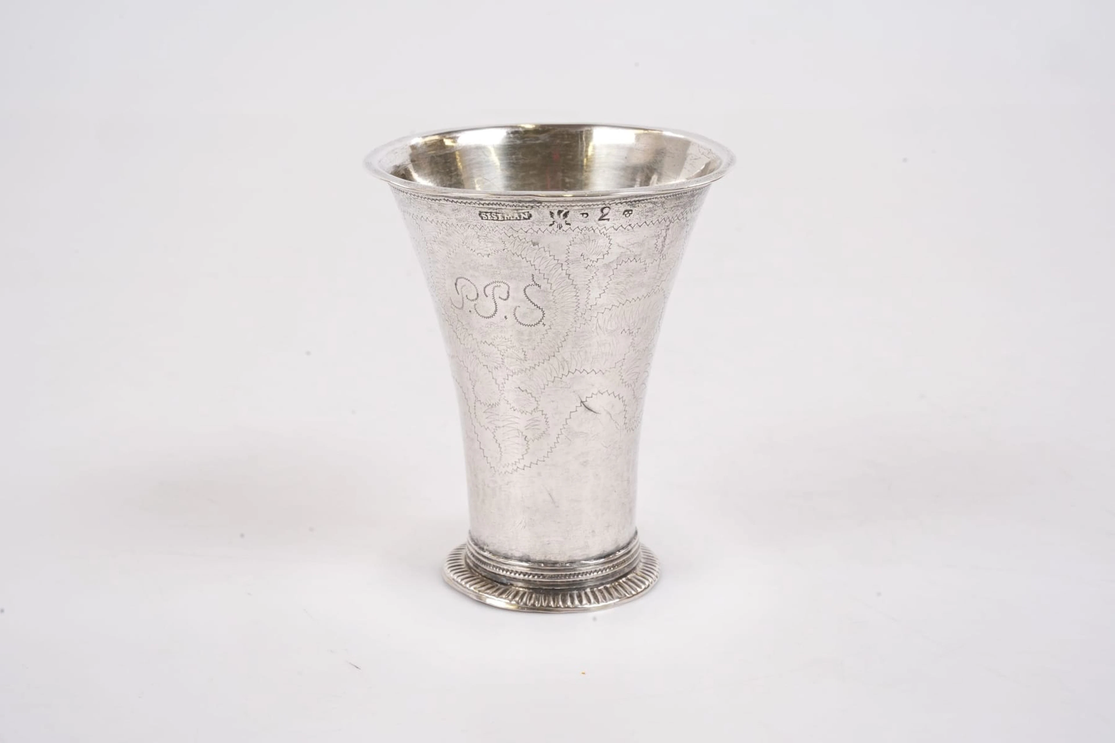 CARL FREDRIK SESEMAN, bägare, silver, Arboga, 1797, ca 81,22 g