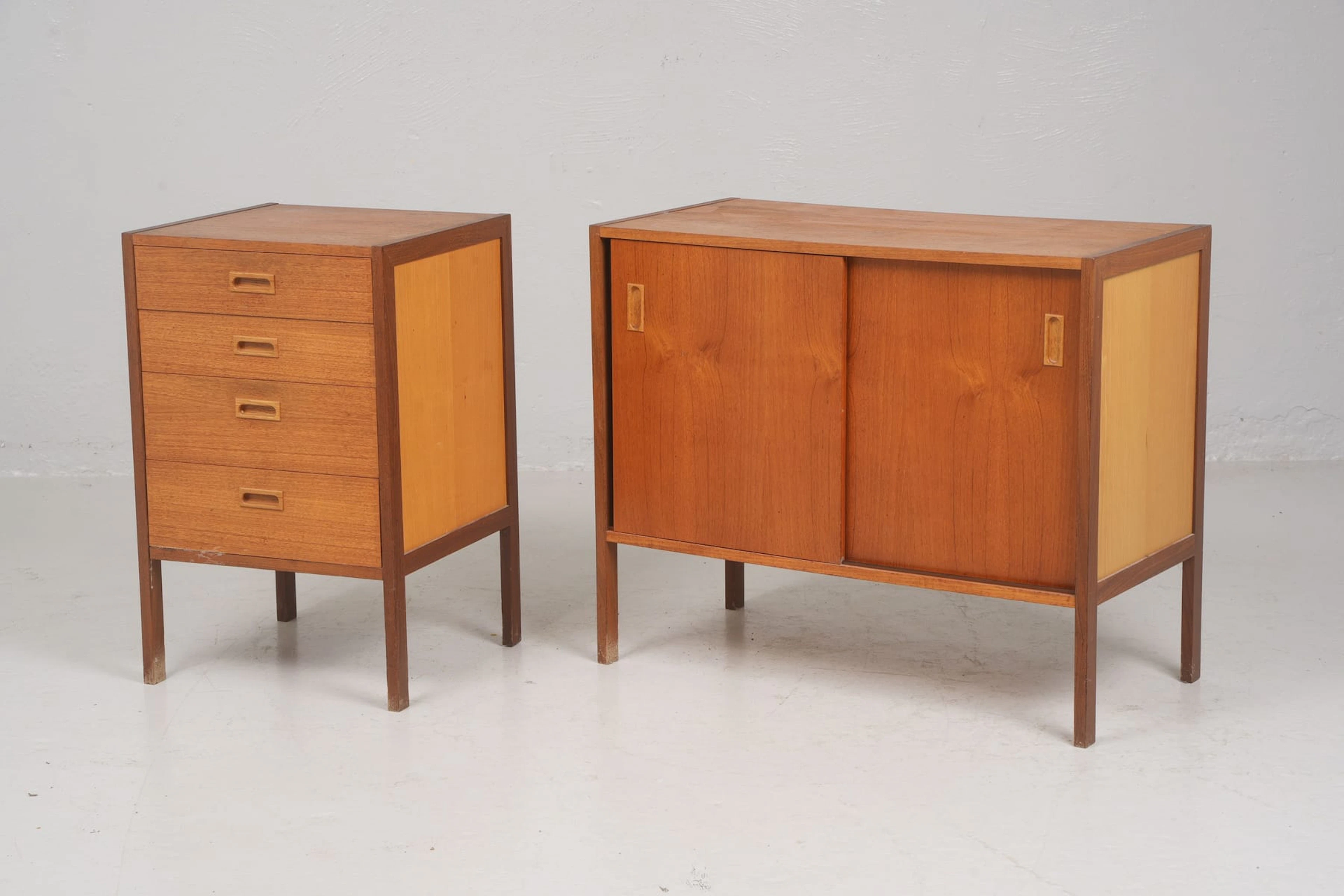 GILLIS LUNDGREN (1929-2016), hurts samt skåp, "System", IKEA, Älmhult, 1961