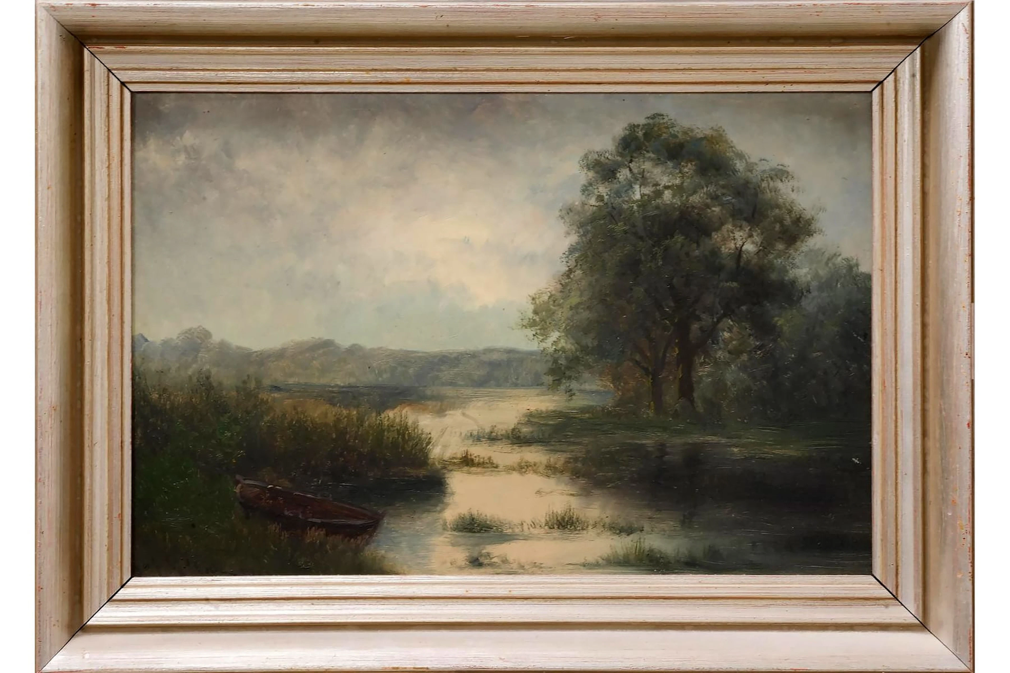 JOHNNY MILLAR (1855-1939), olja på duk