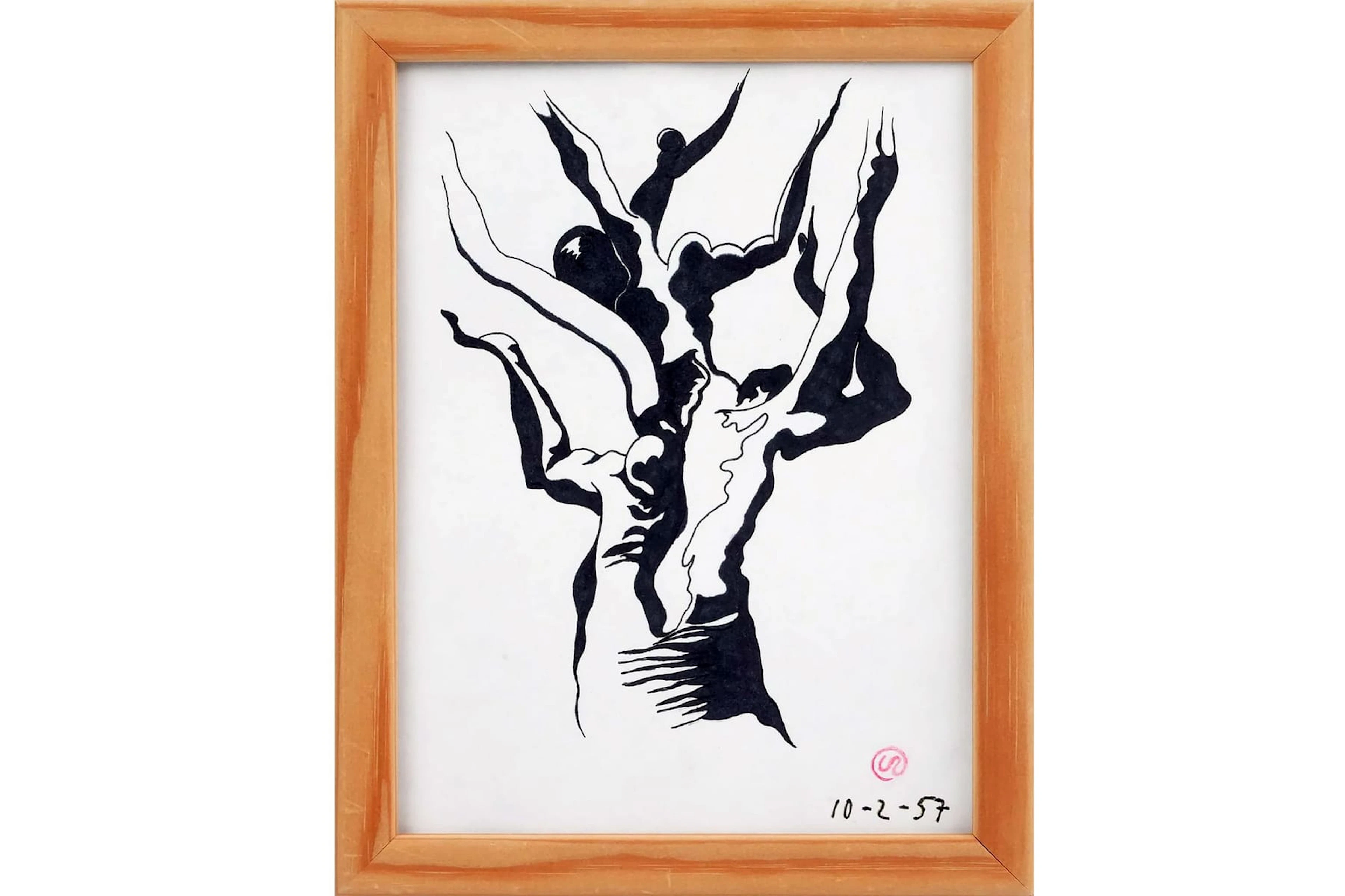 LENNART RODHE (1916-2005), blandteknik, "Living tree"