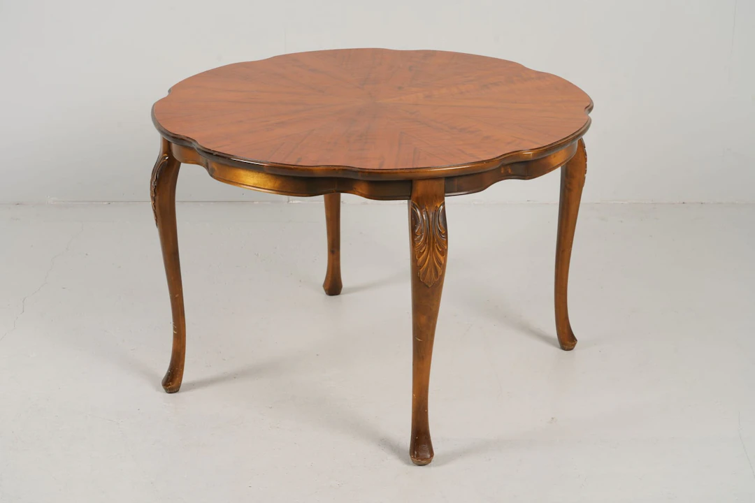 SOFFBORD, mahogny samt björk, 1900-talets första hälft