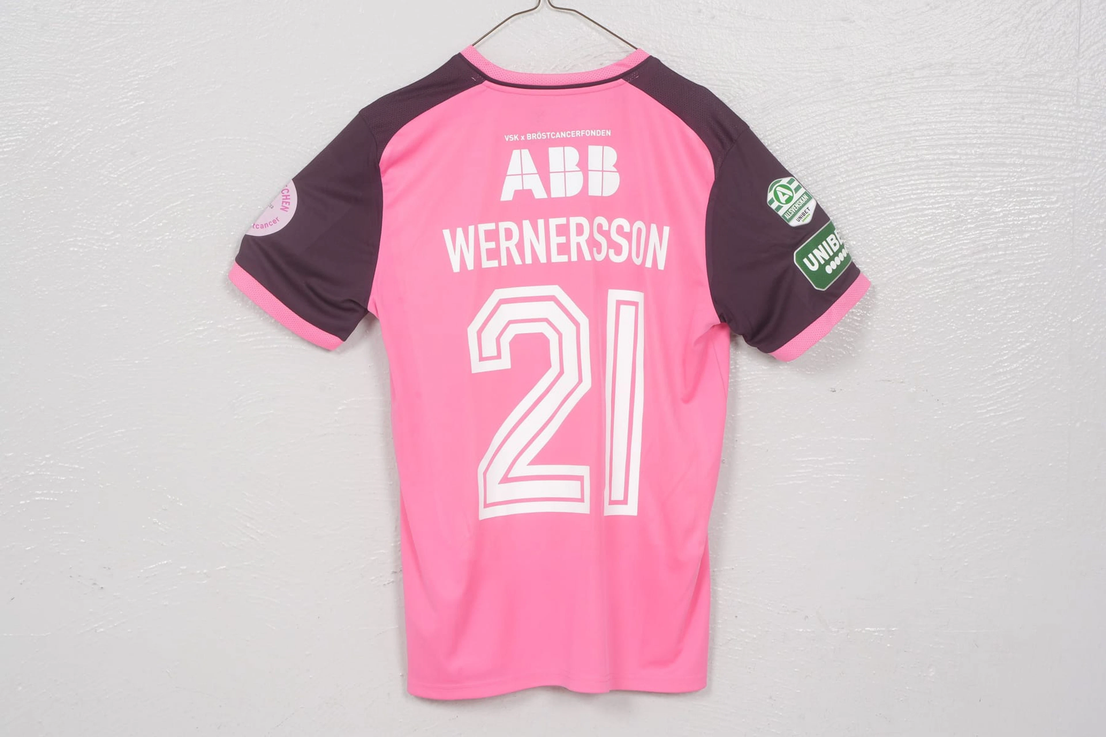 VICTOR WERNERSSON, matchtröja, (M), "Rosa matchen", VSK Fotboll, 2026