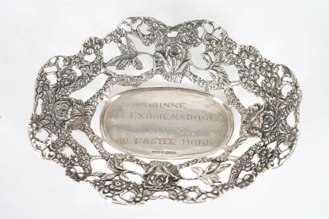 GALLERSKÅL, silver, Mema, 1950, ca 98,3 g