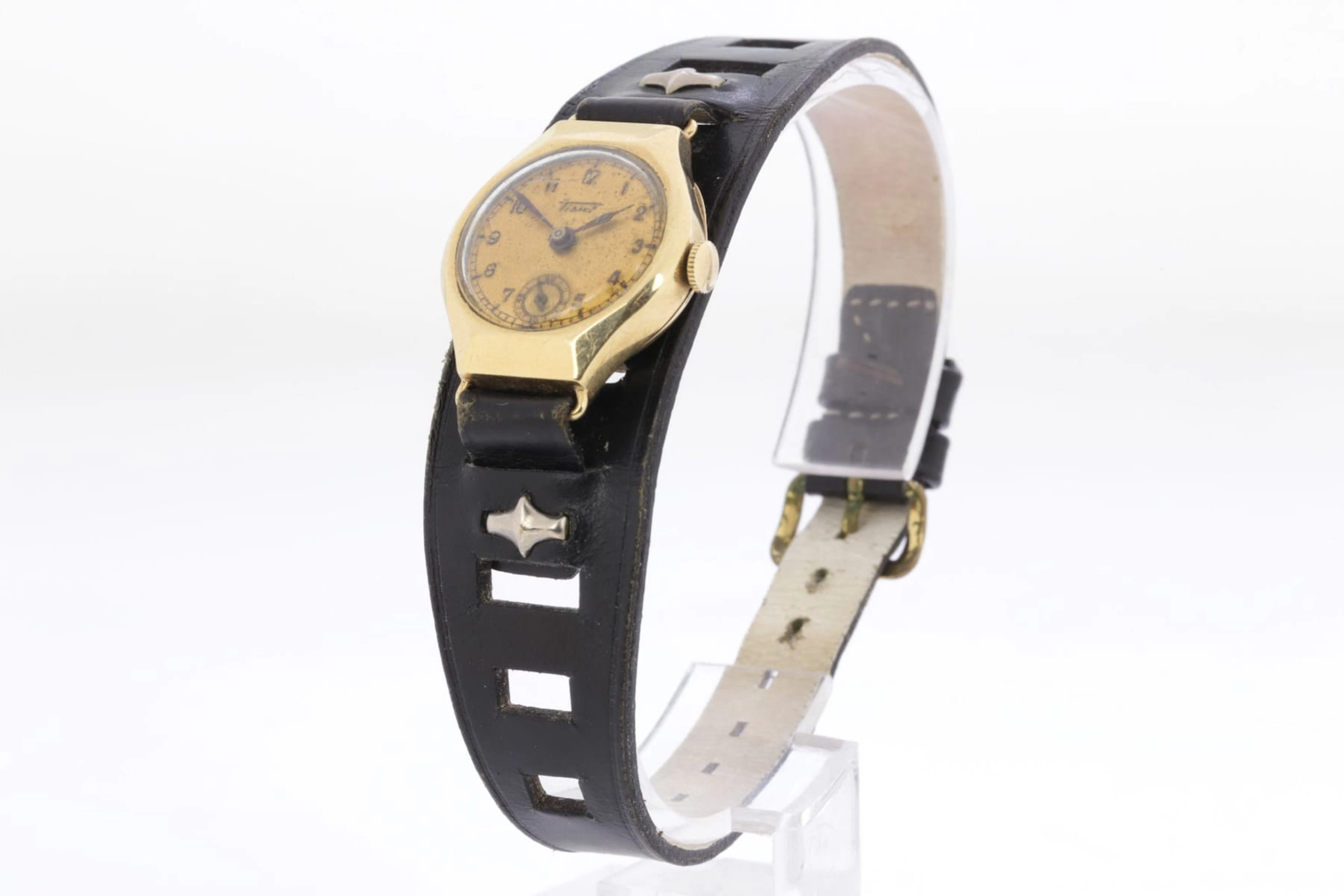 DAMARMBANDSUR, Tissot, guld, 14 k, 1937-1939
