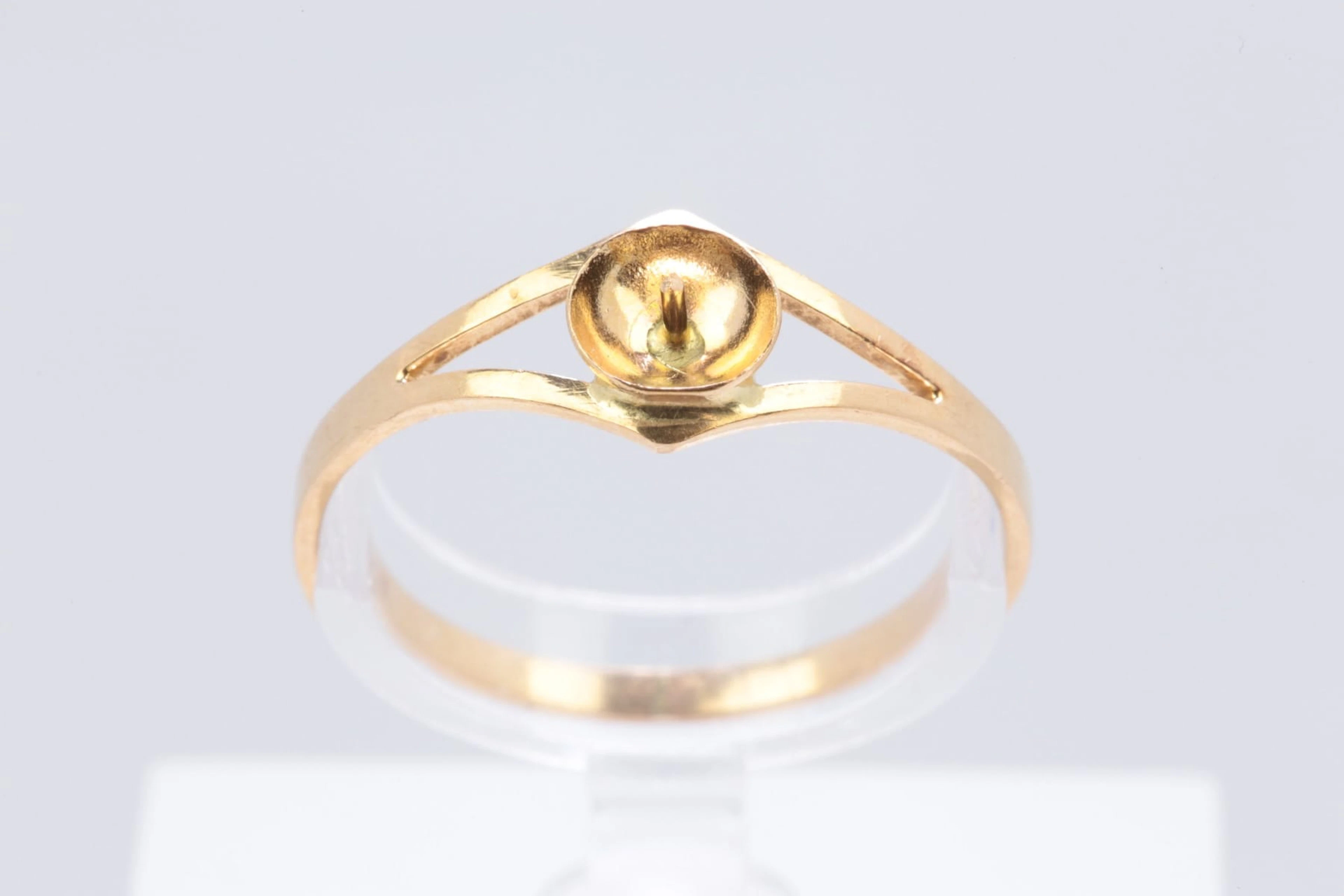 RING, defekt, guld, 18 k, ca 1,33 g