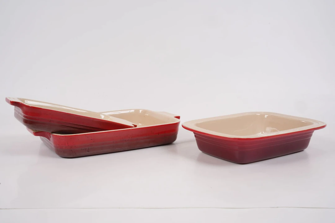 UGNSFORMAR, 3 st, keramik, Le Creuset