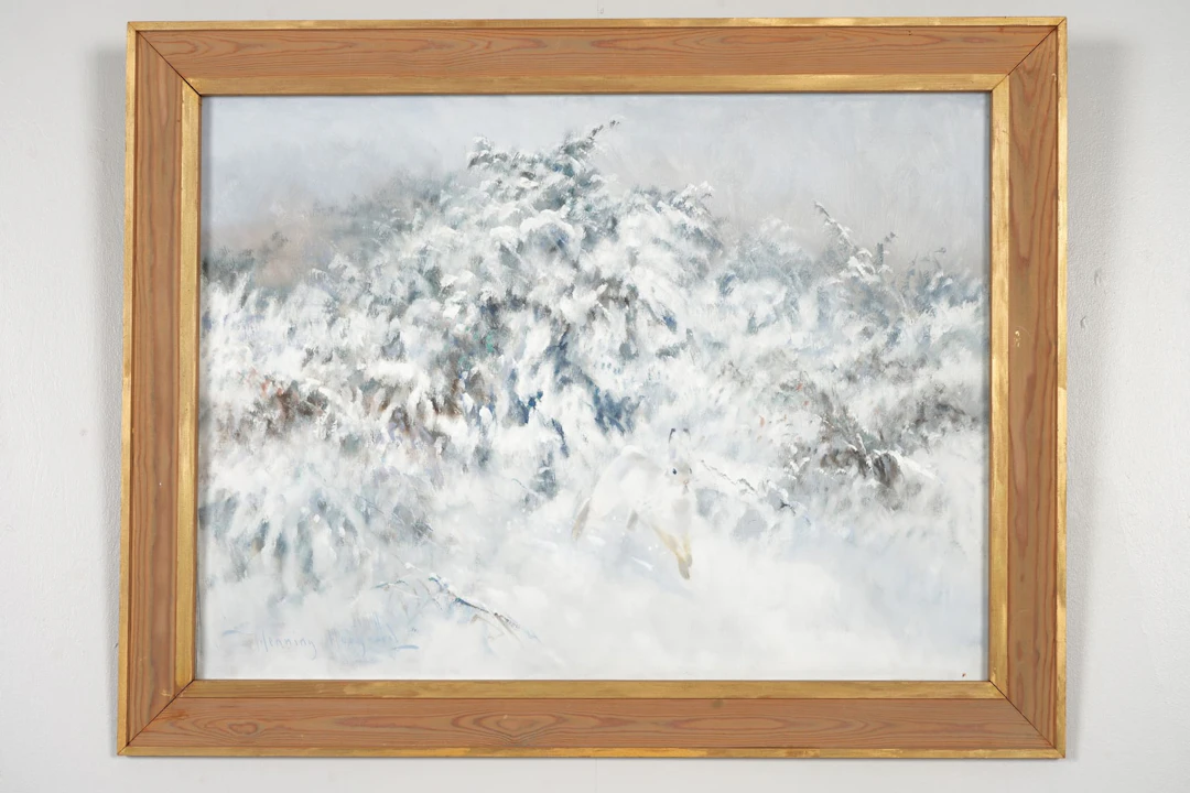 HENNING HOUGAARD (1922-1995), olja på duk