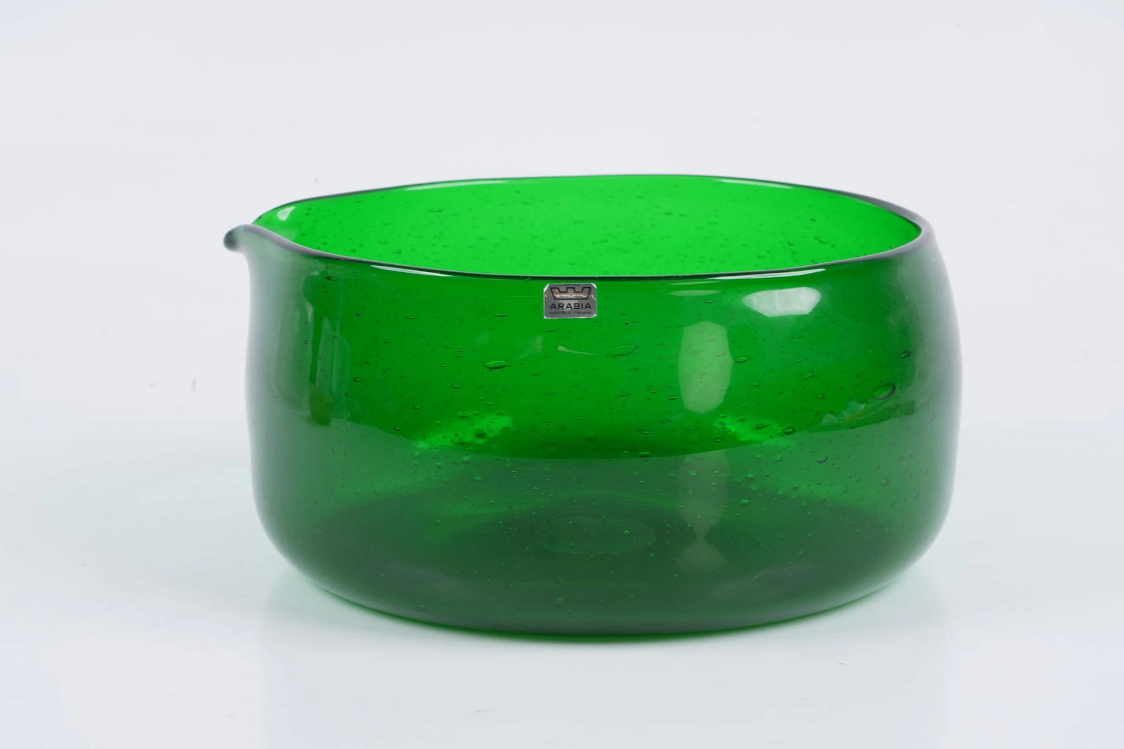 KAJ FRANCK (1911-1989), skål med pip, "Sargasso". Arabia/Nuutajärvi, Notsjö