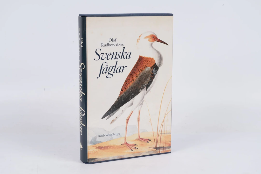 OLOF RUDBECK d.y:s, bok, Svenska Fåglar, René Coeckelberghs bokförlag Stockholm
