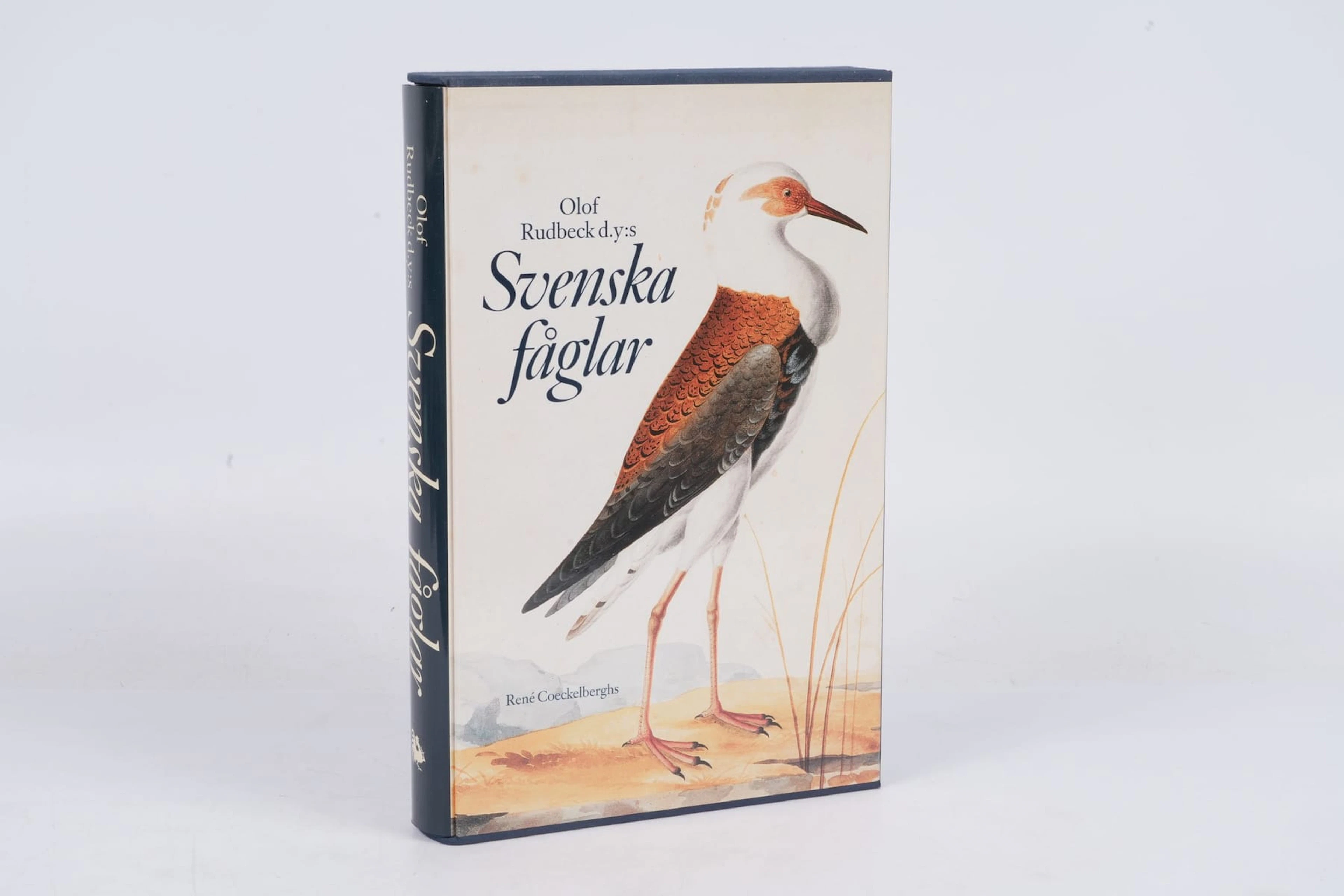 OLOF RUDBECK d.y:s, bok, Svenska Fåglar, René Coeckelberghs bokförlag Stockholm