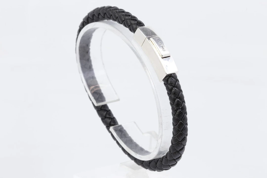 EFVA ATTLING (1952), armband, "Attling", läder och silver