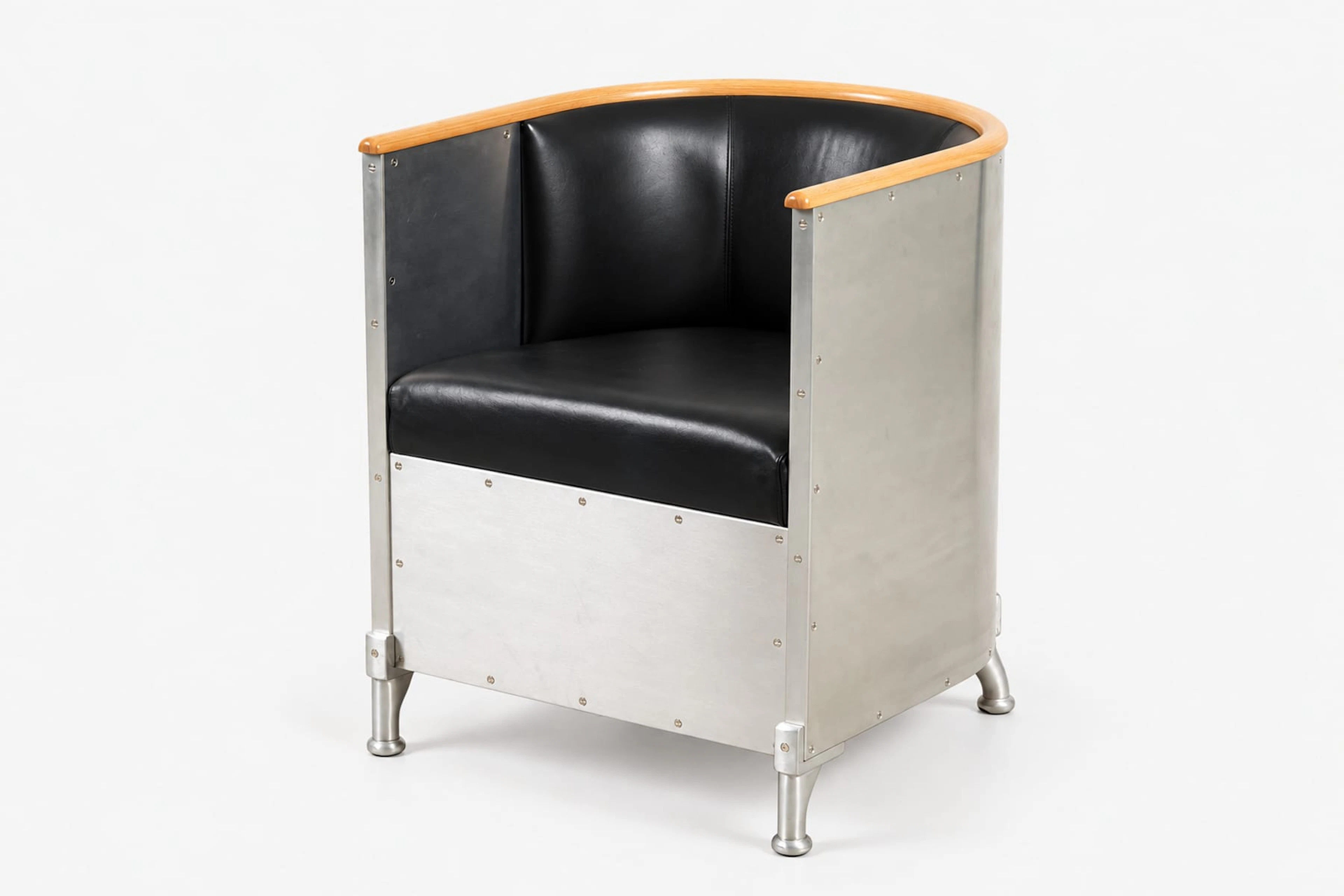 MATS THESELIUS (1956), fåtölj, "Aluminium" Källemo, 2018