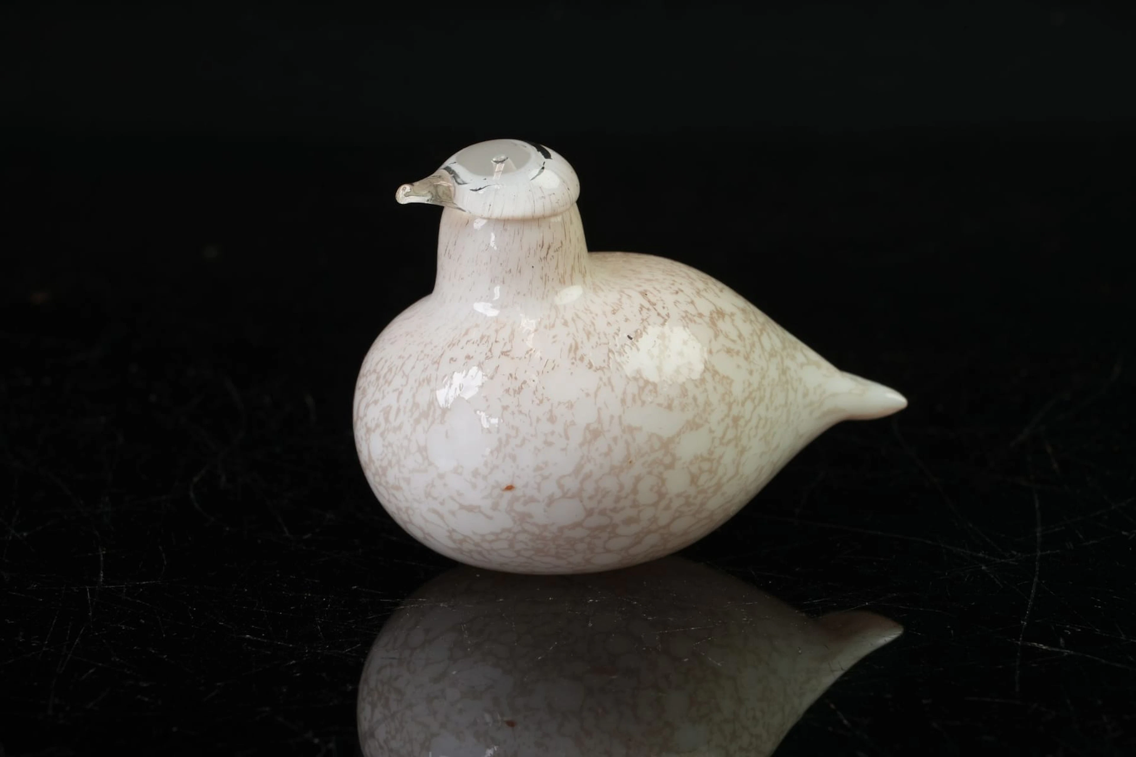 OIVA TOIKKA (1931-2019), konstglas, fågel, Nuutajärvi, Finland