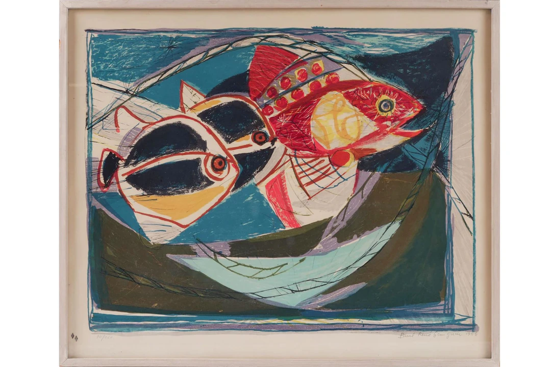 PAUL RENÉ GAUGUIN (1911-1976), färglitografi
