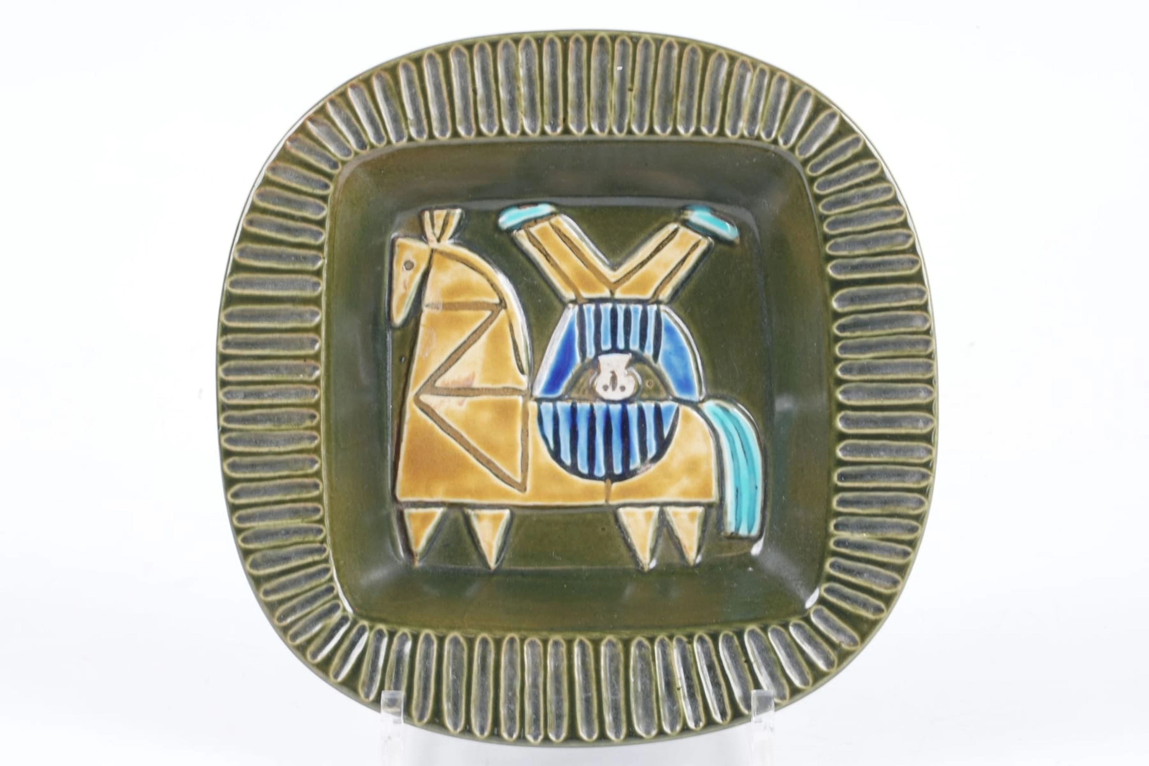 LISA LARSON (1931-2024), skålfat, "Harlekin", Gustavsberg