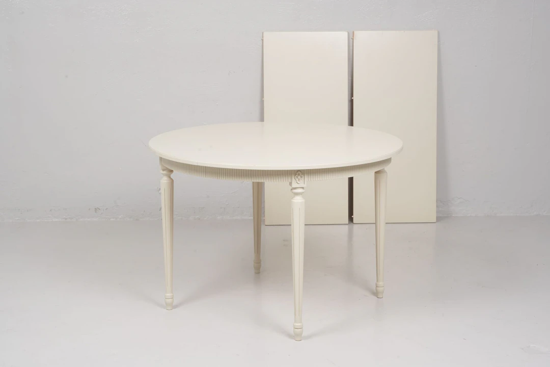 MATBORD, med iläggsskivor, gustaviansk stil, 1900-tal