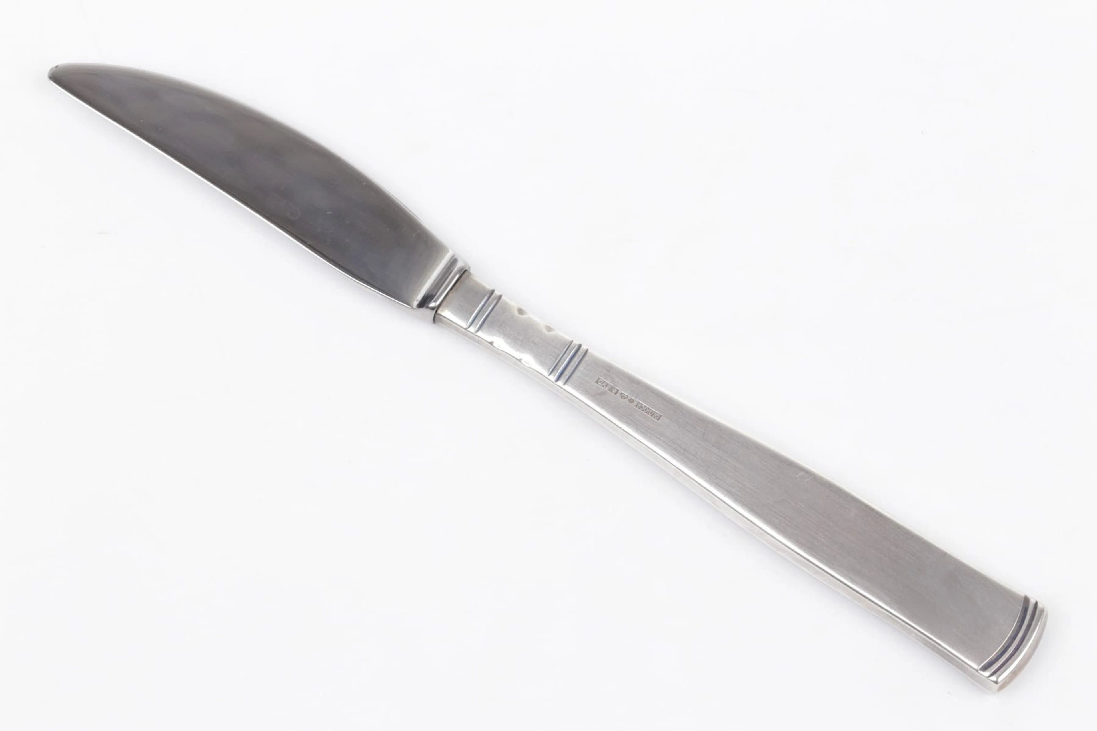 JACOB ÄNGMAN (1876-1942), bordsknivar, 11 st, silver, "Rosenholm"